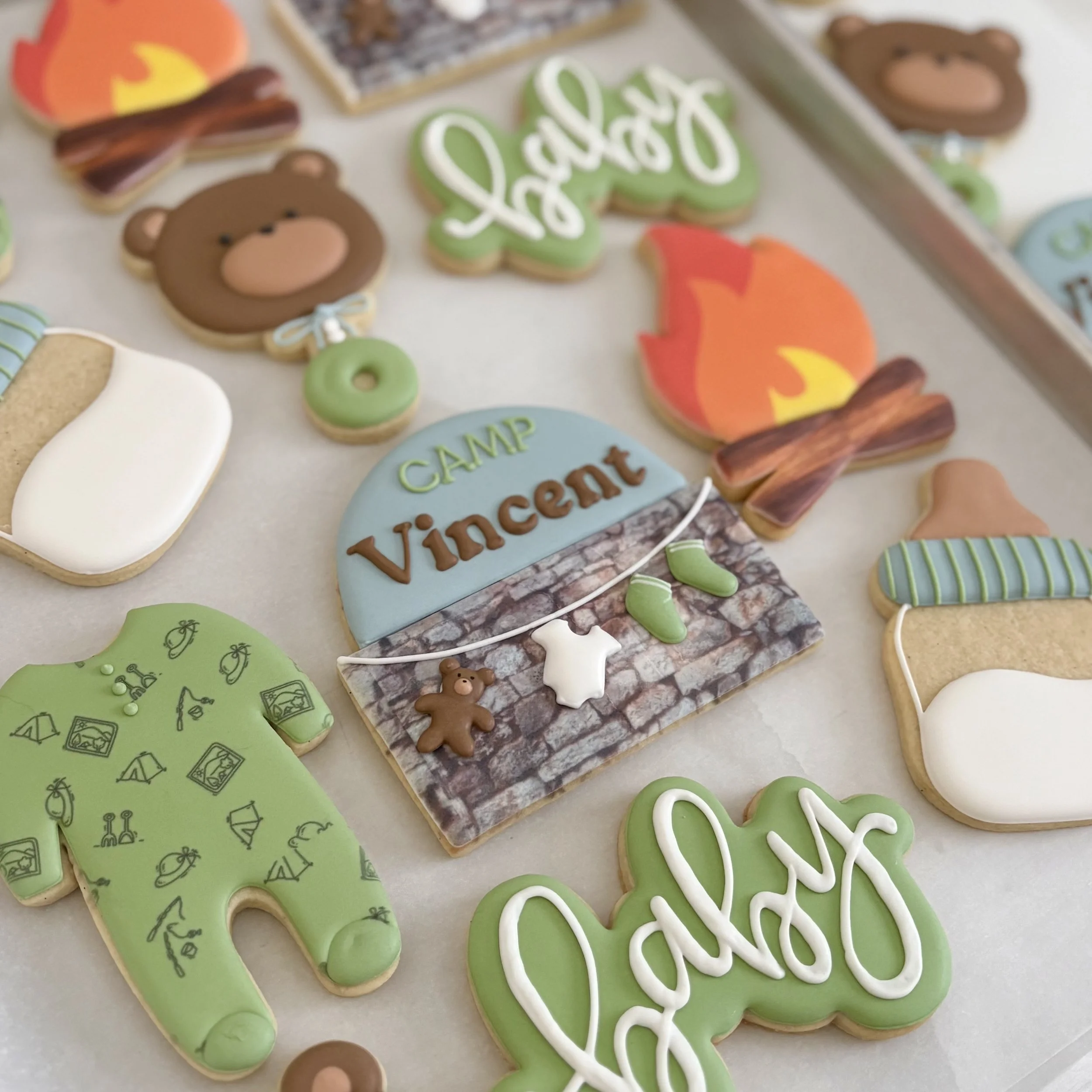 Custom Baby Shower Sugar Cookies