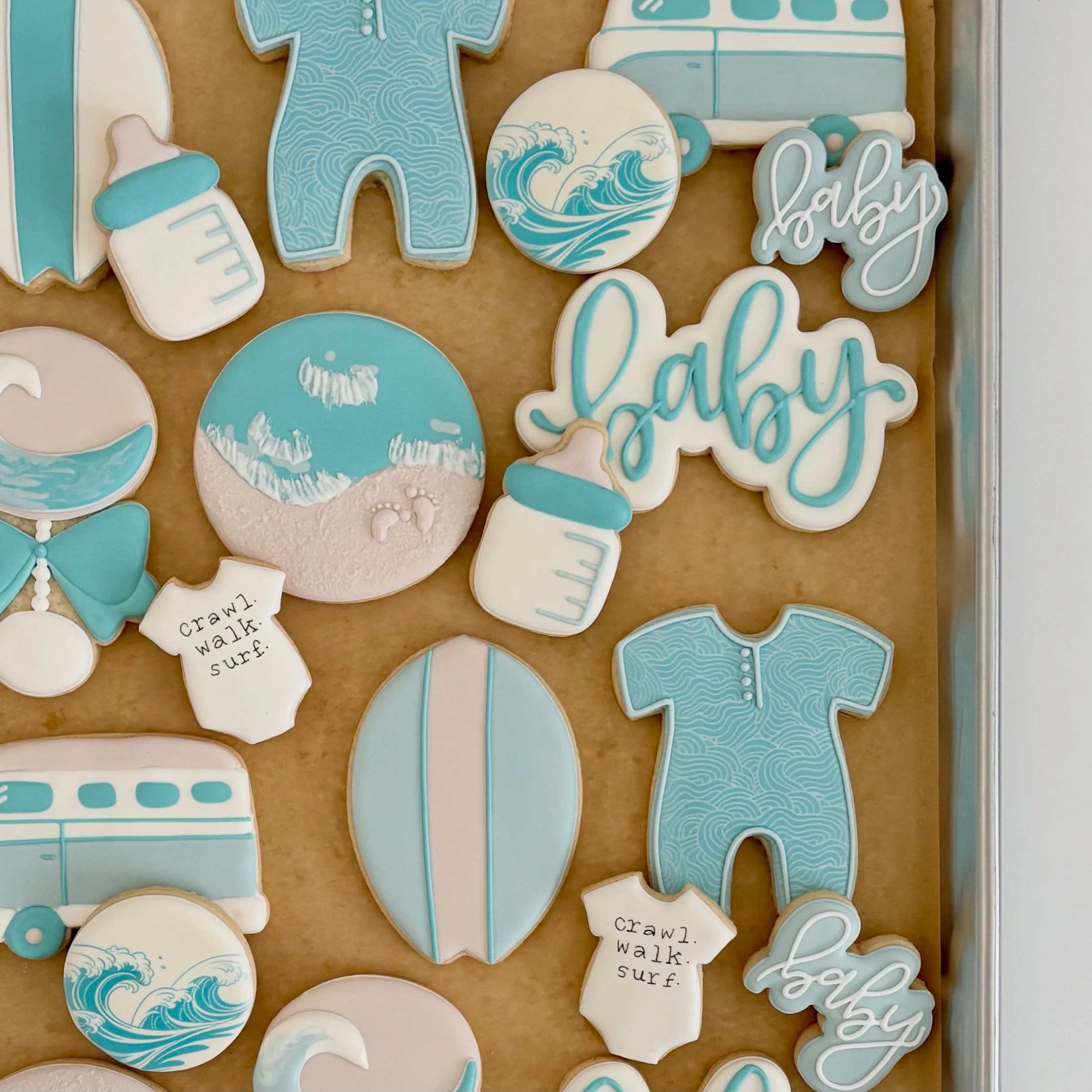 Custom Baby Shower Sugar Cookies