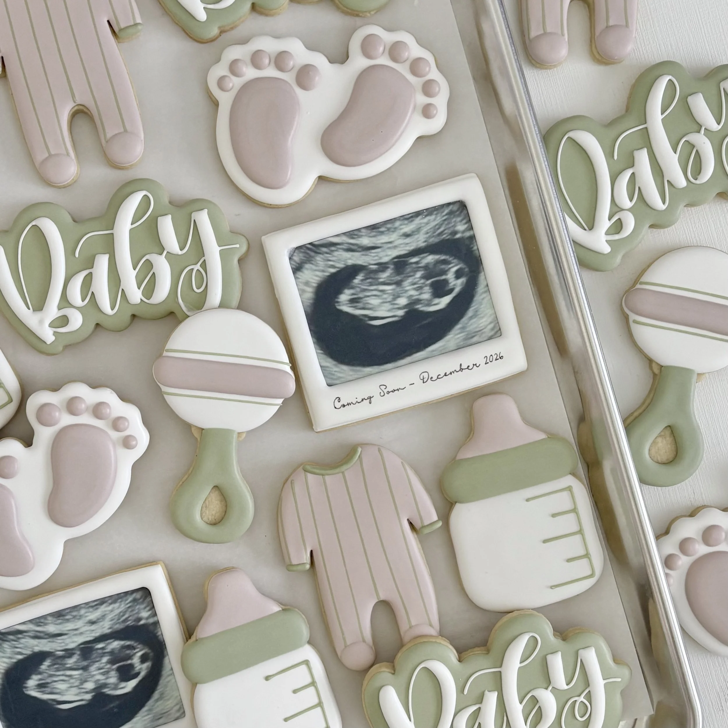 Custom Baby Shower Sugar Cookies