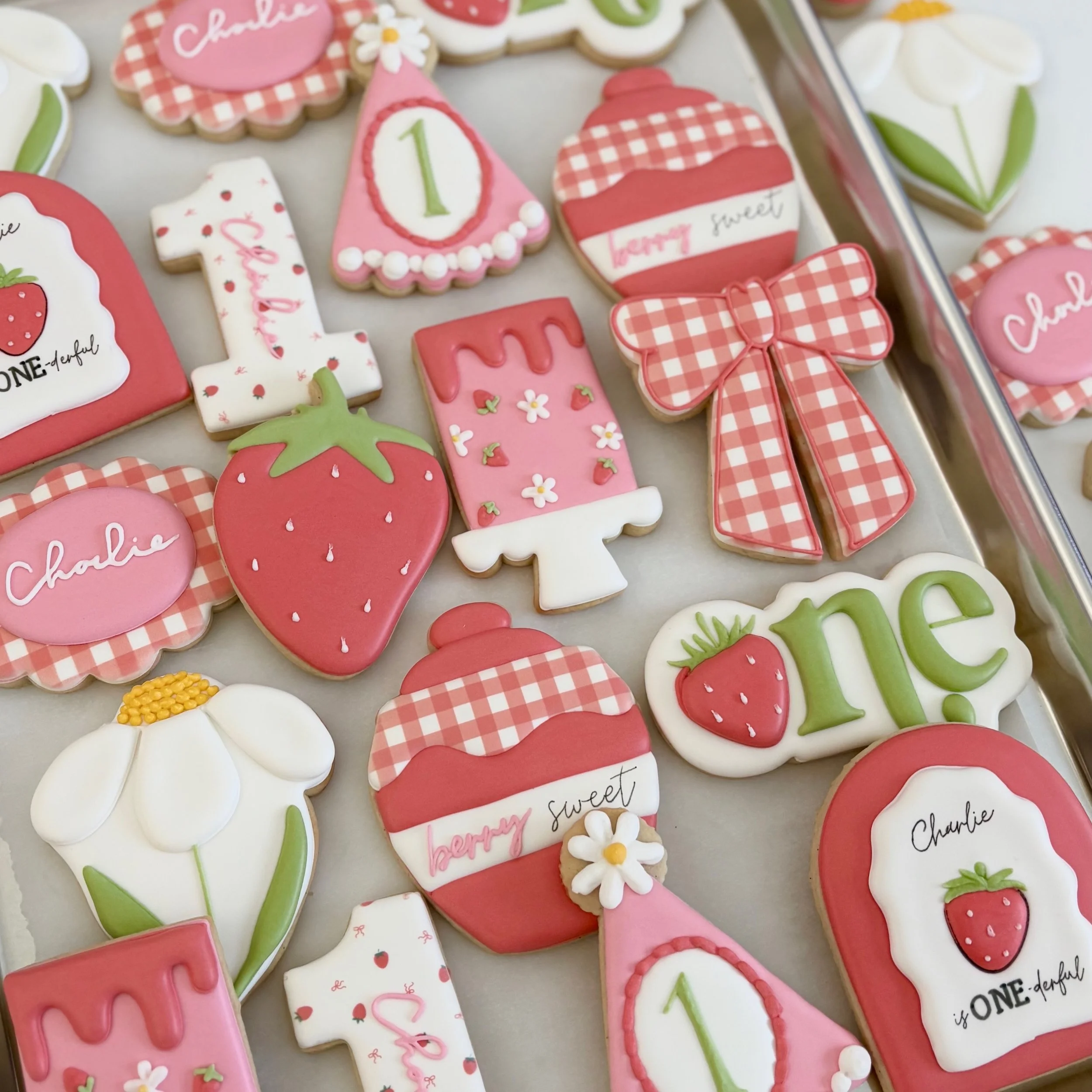 Custom Decorated Birthday Sugar Cookies