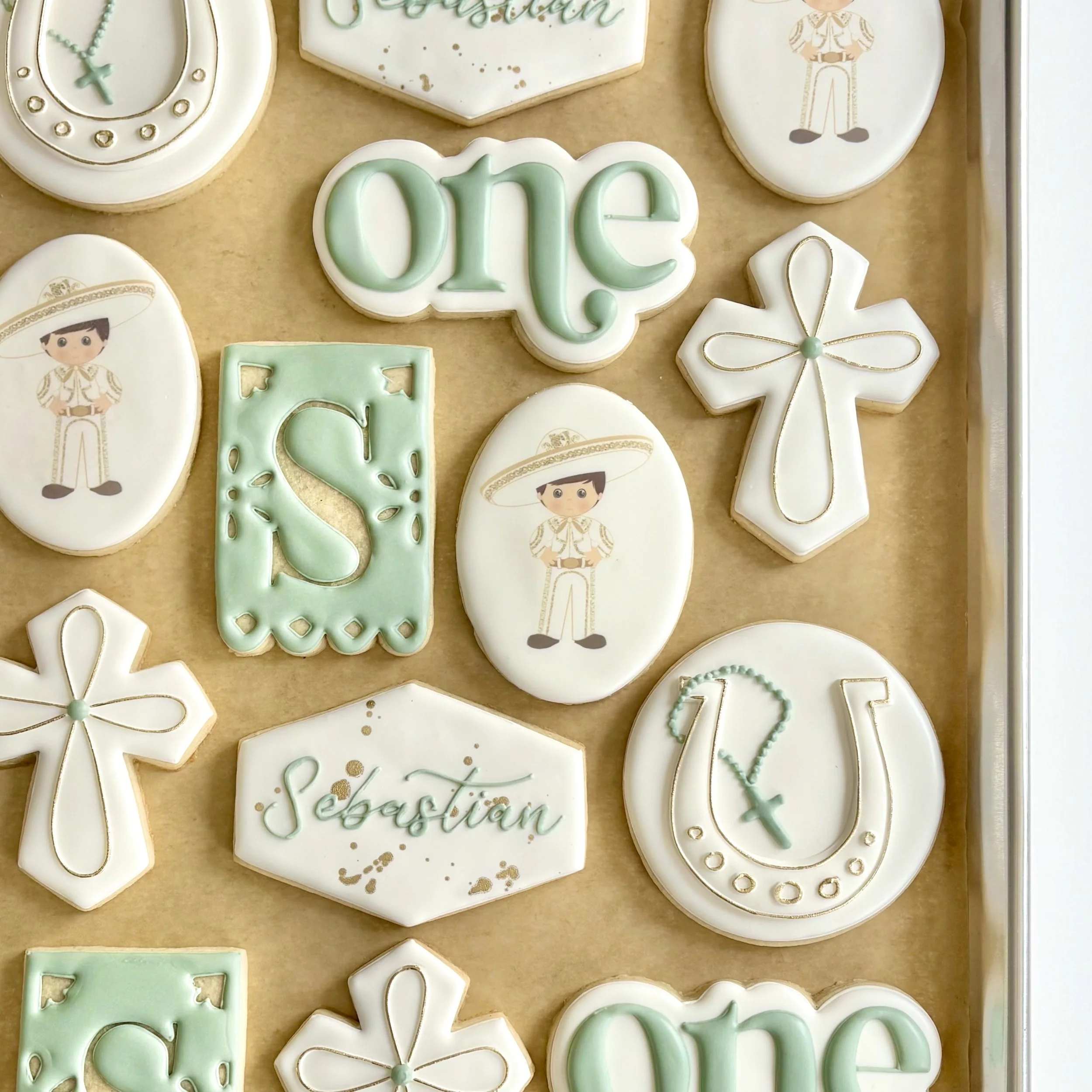 Custom Decorated Birthday Sugar Cookies
