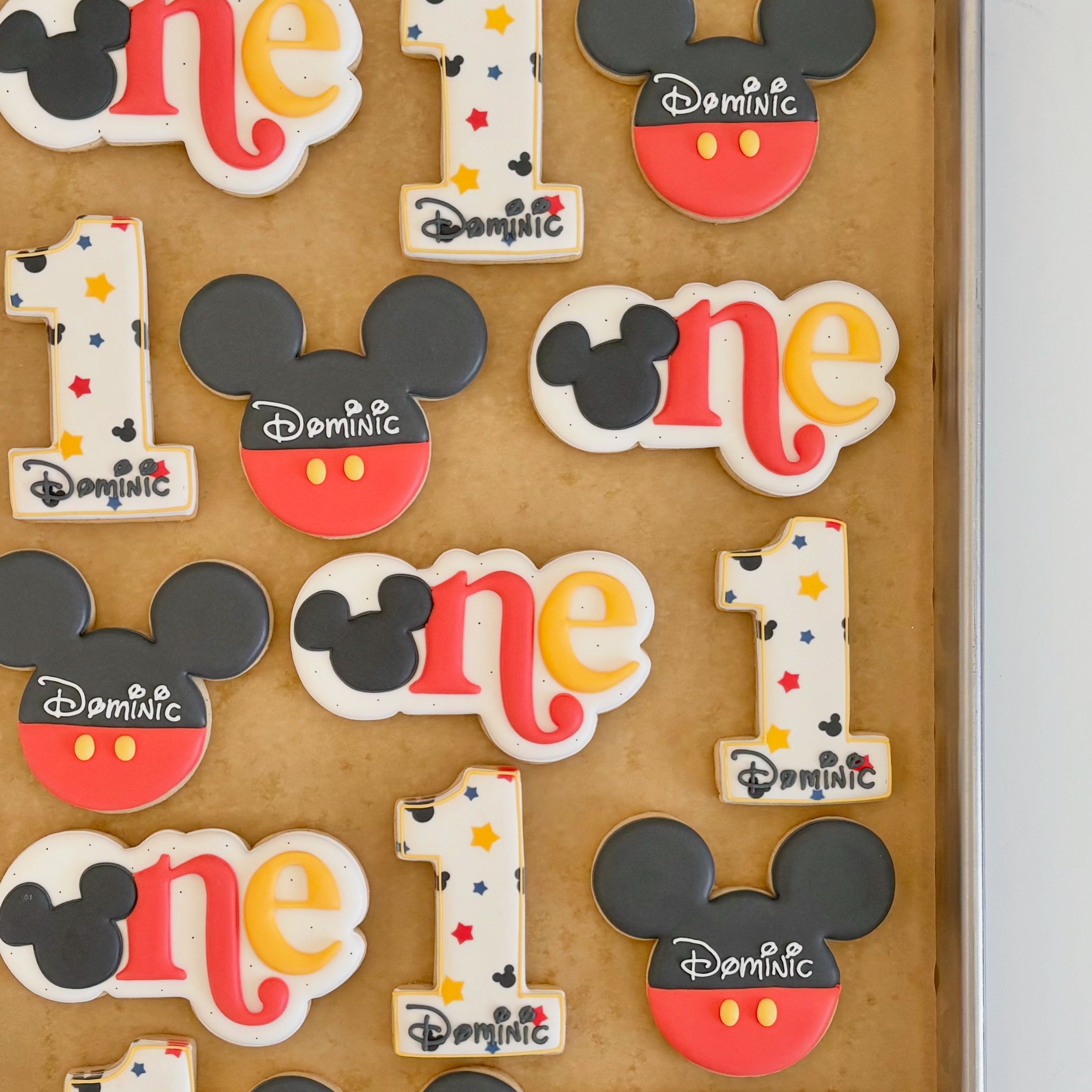 Custom Decorated Birthday Sugar Cookies