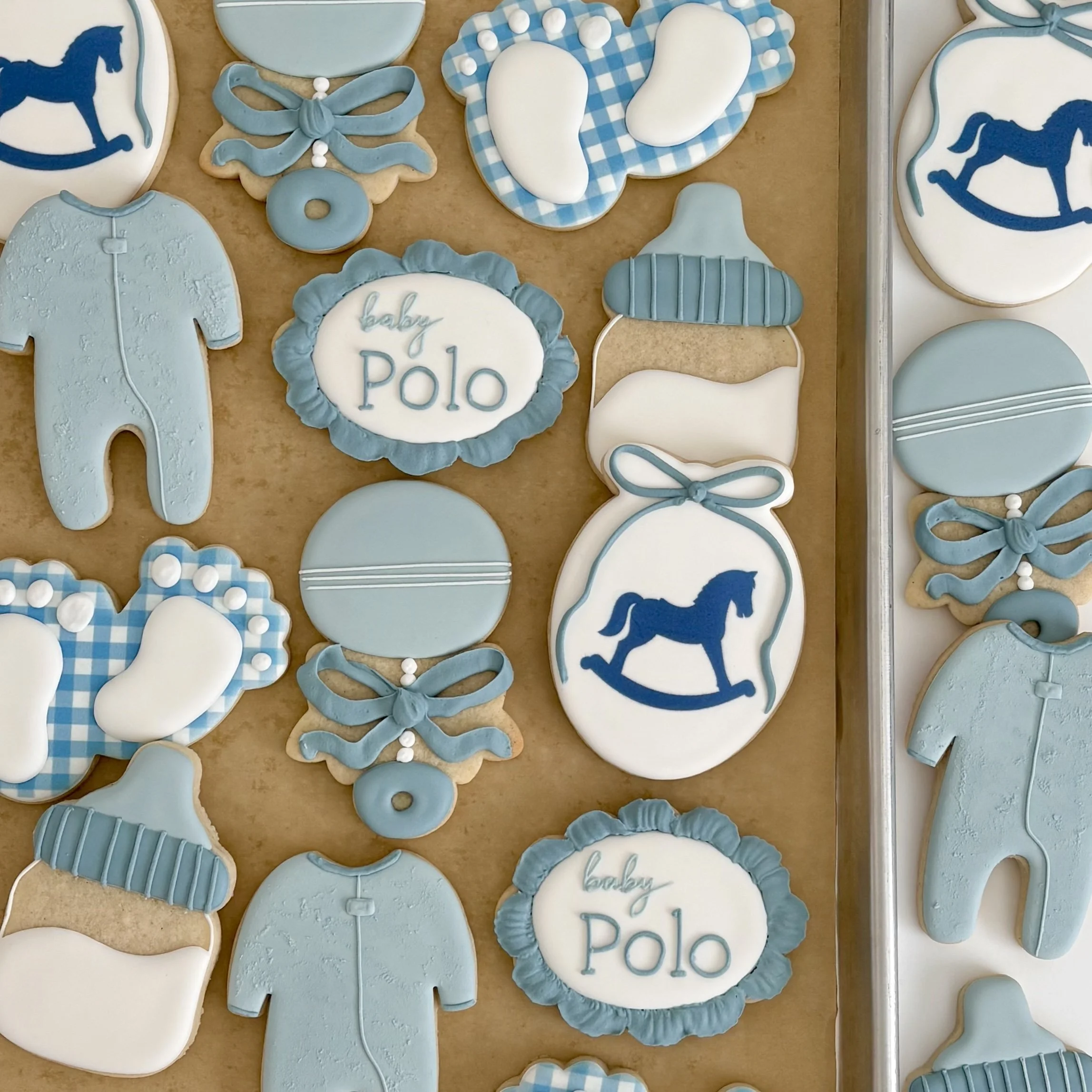 Custom Baby Shower Sugar Cookies