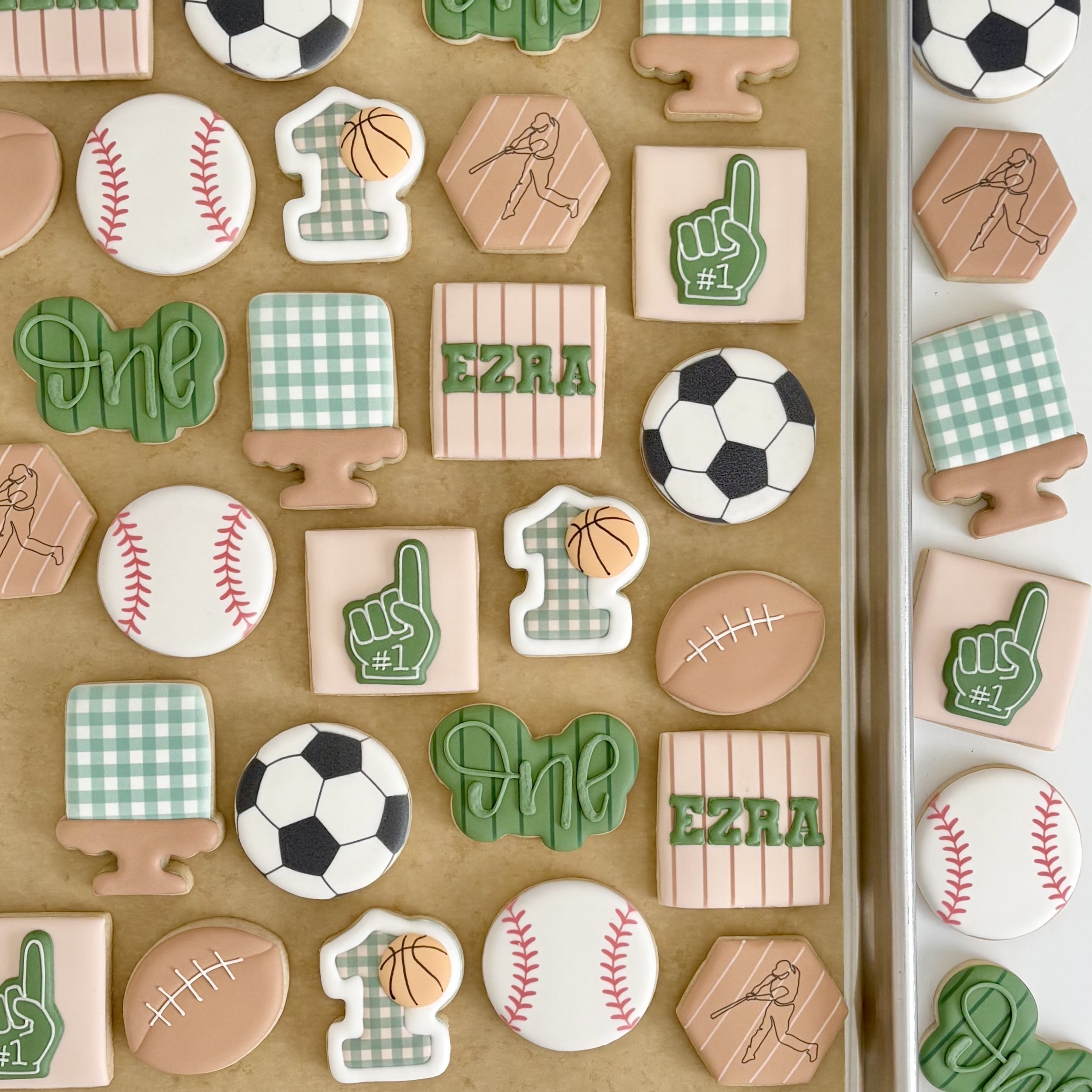 Custom Decorated Birthday Sugar Cookies