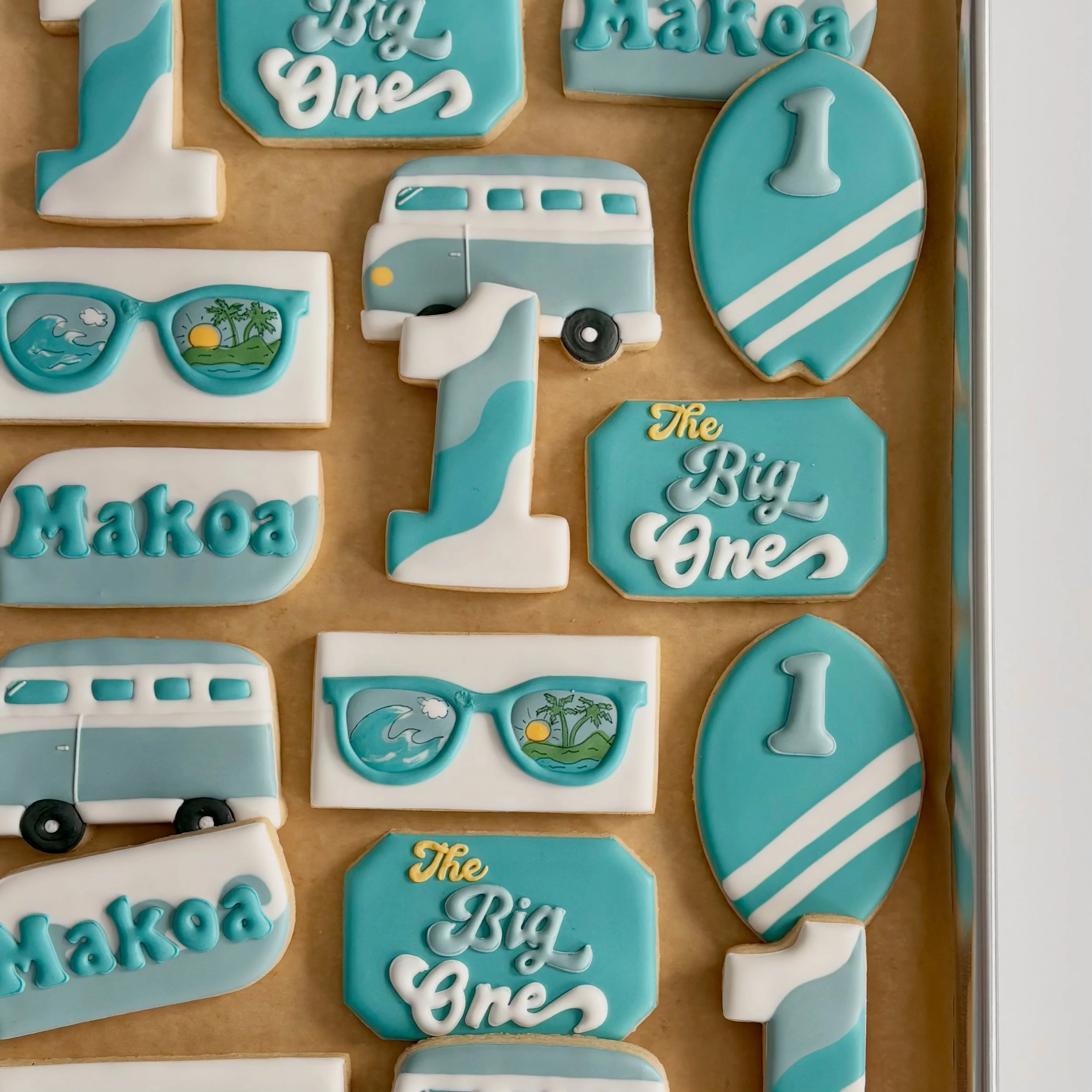 Custom Decorated Birthday Sugar Cookies