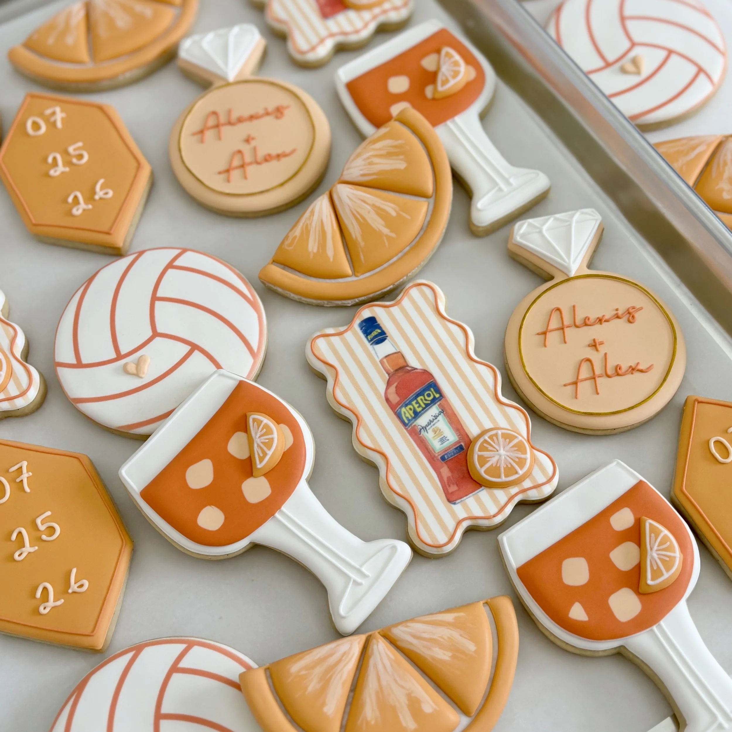 Custom Wedding Sugar Cookies