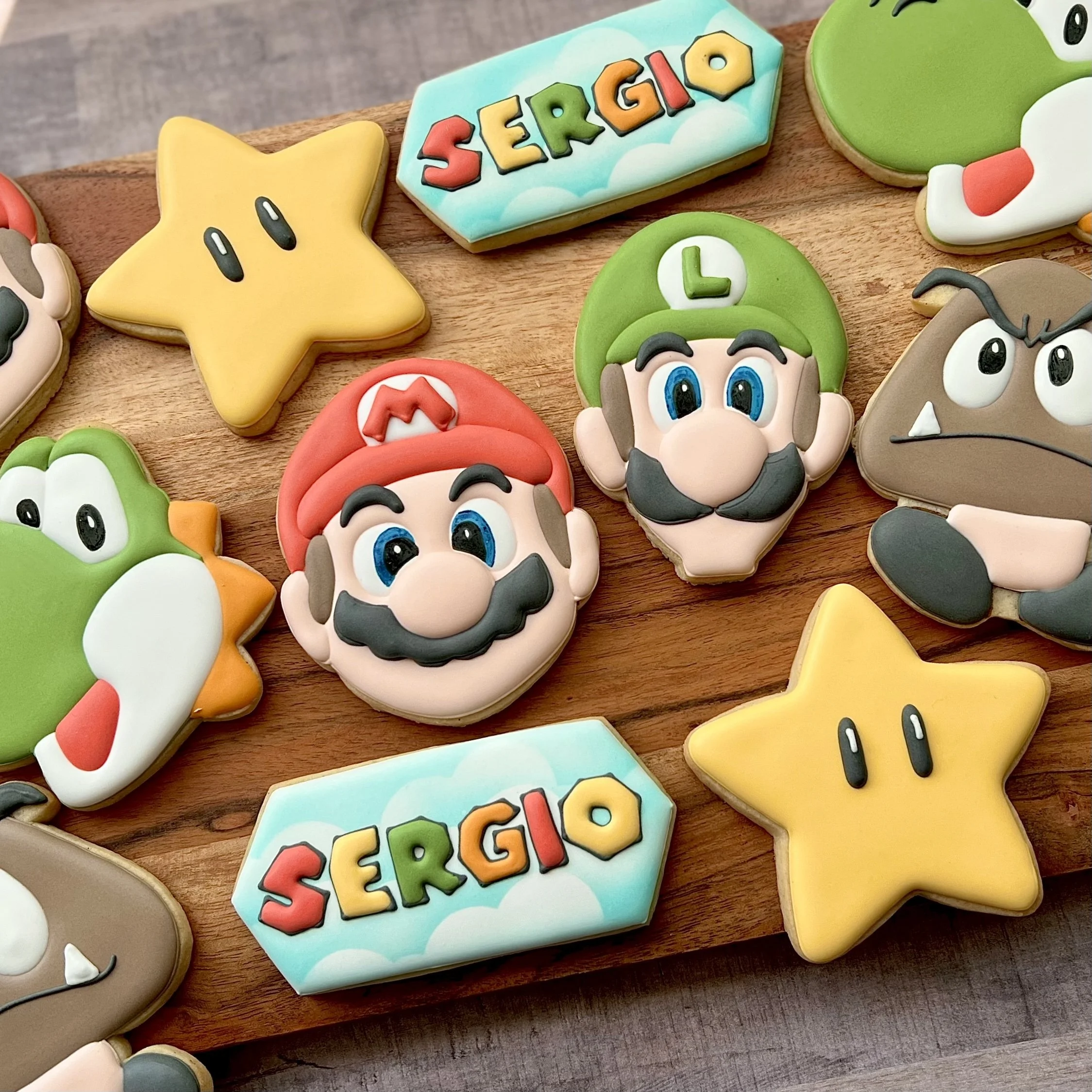 Decorated Character Sugar Cookies