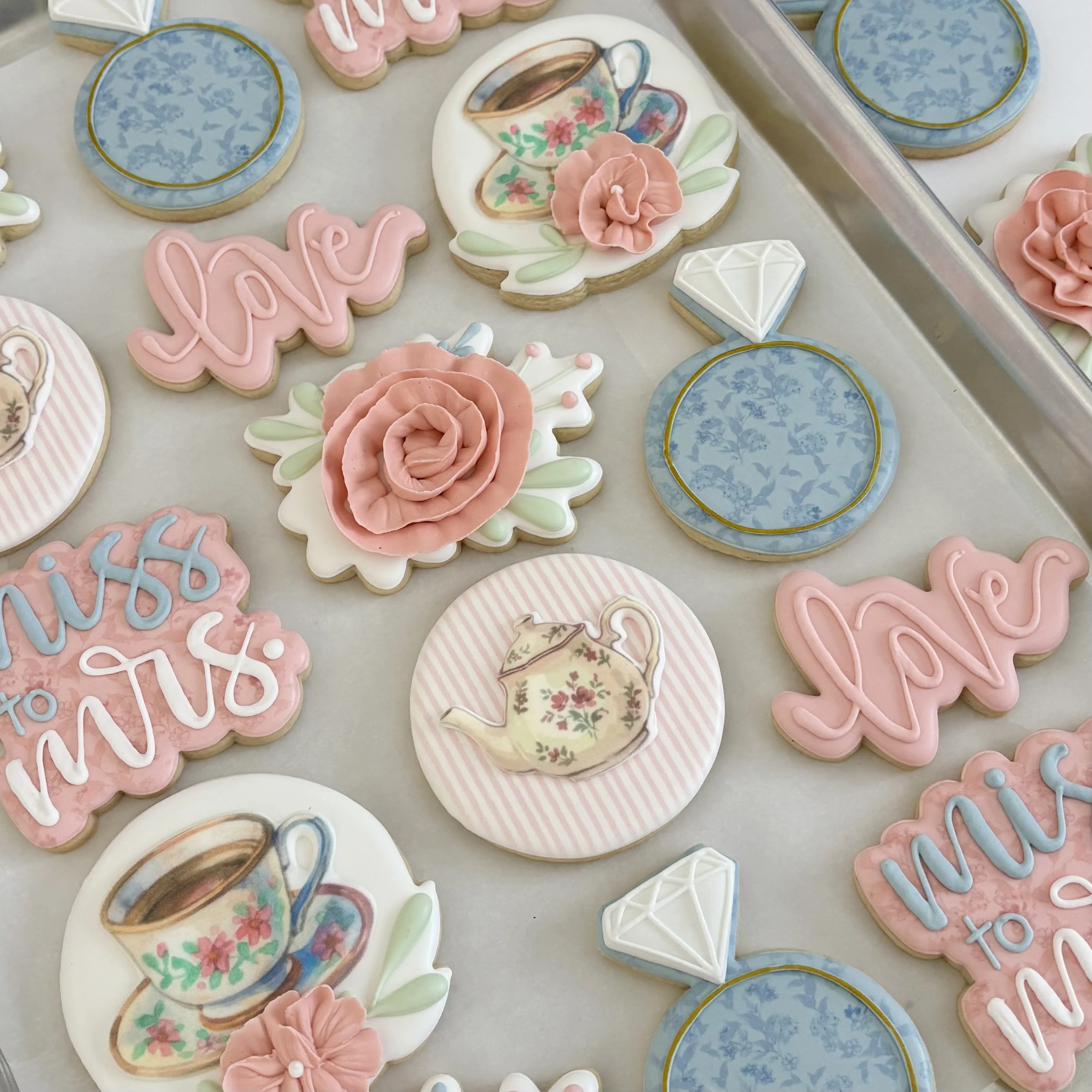 Custom Wedding Sugar Cookies