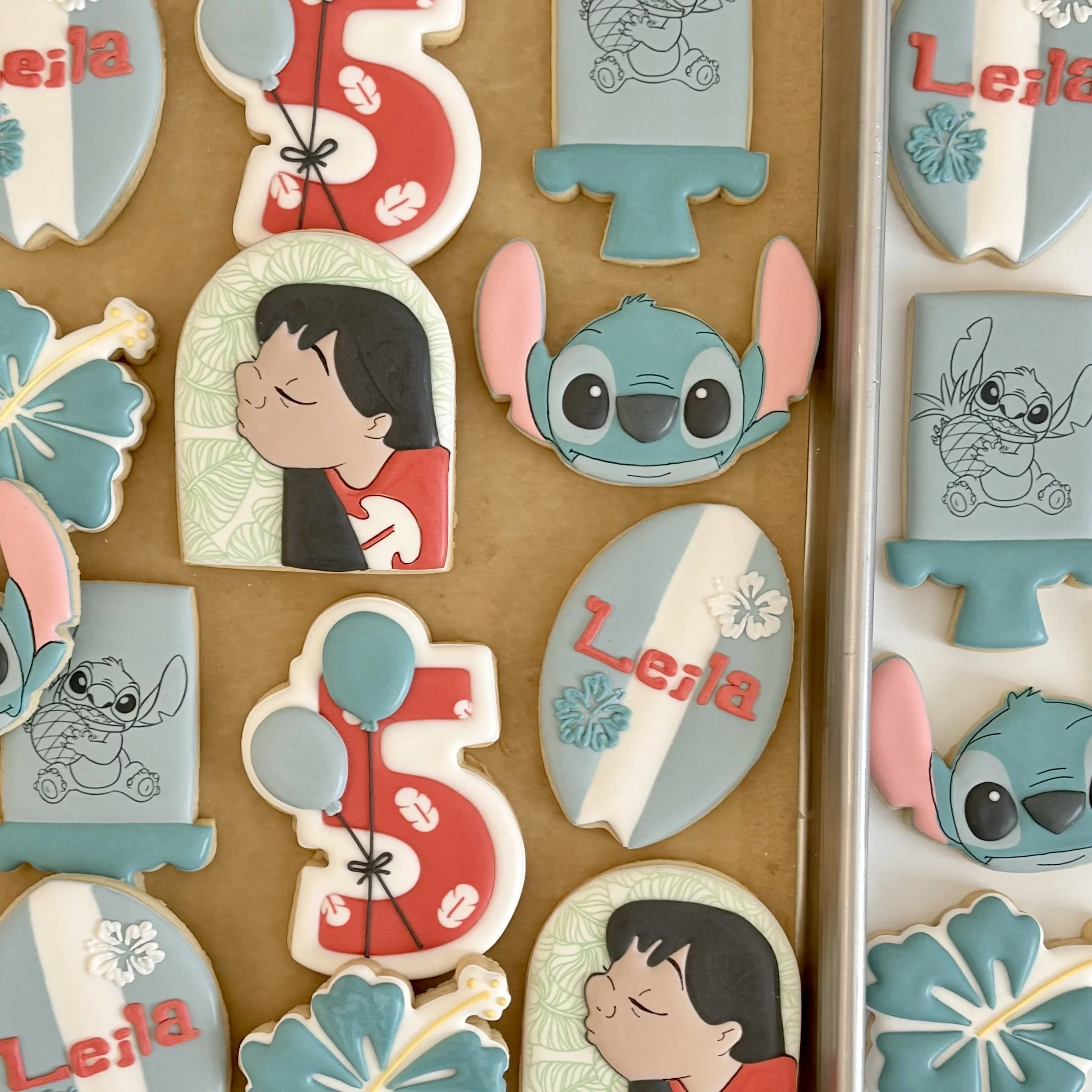 Decorated Character Sugar Cookies