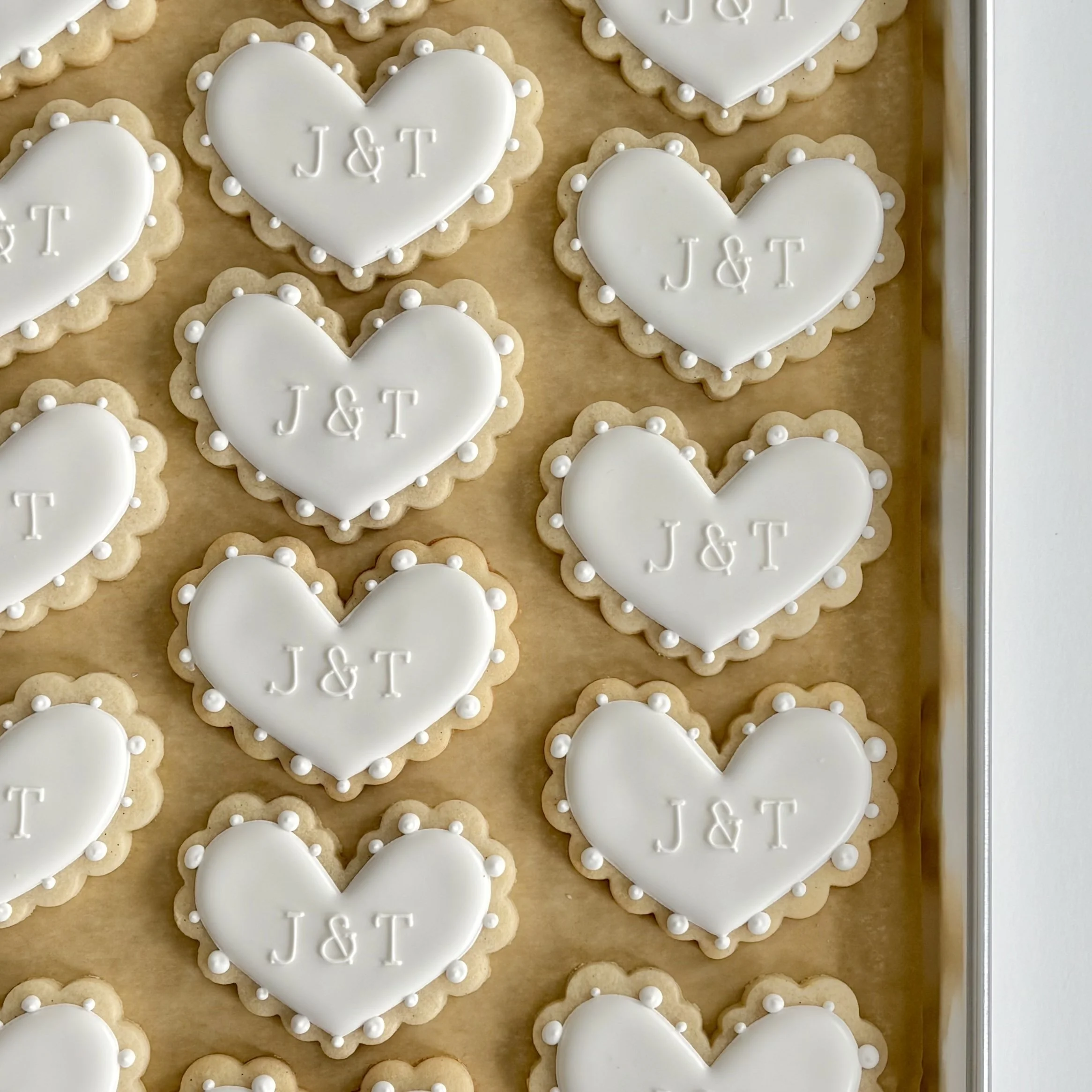 Custom Wedding Sugar Cookies