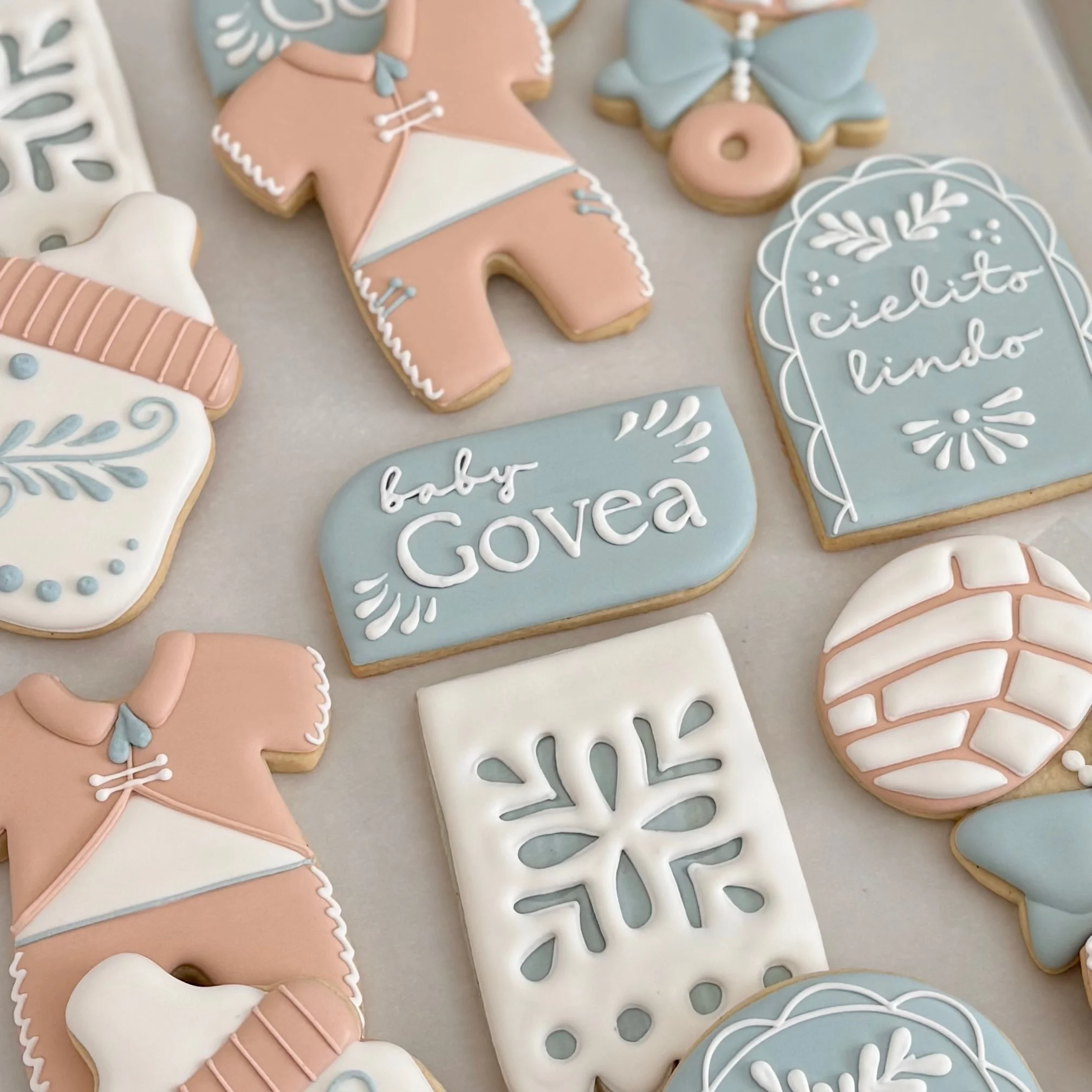 Custom Baby Shower Sugar Cookies