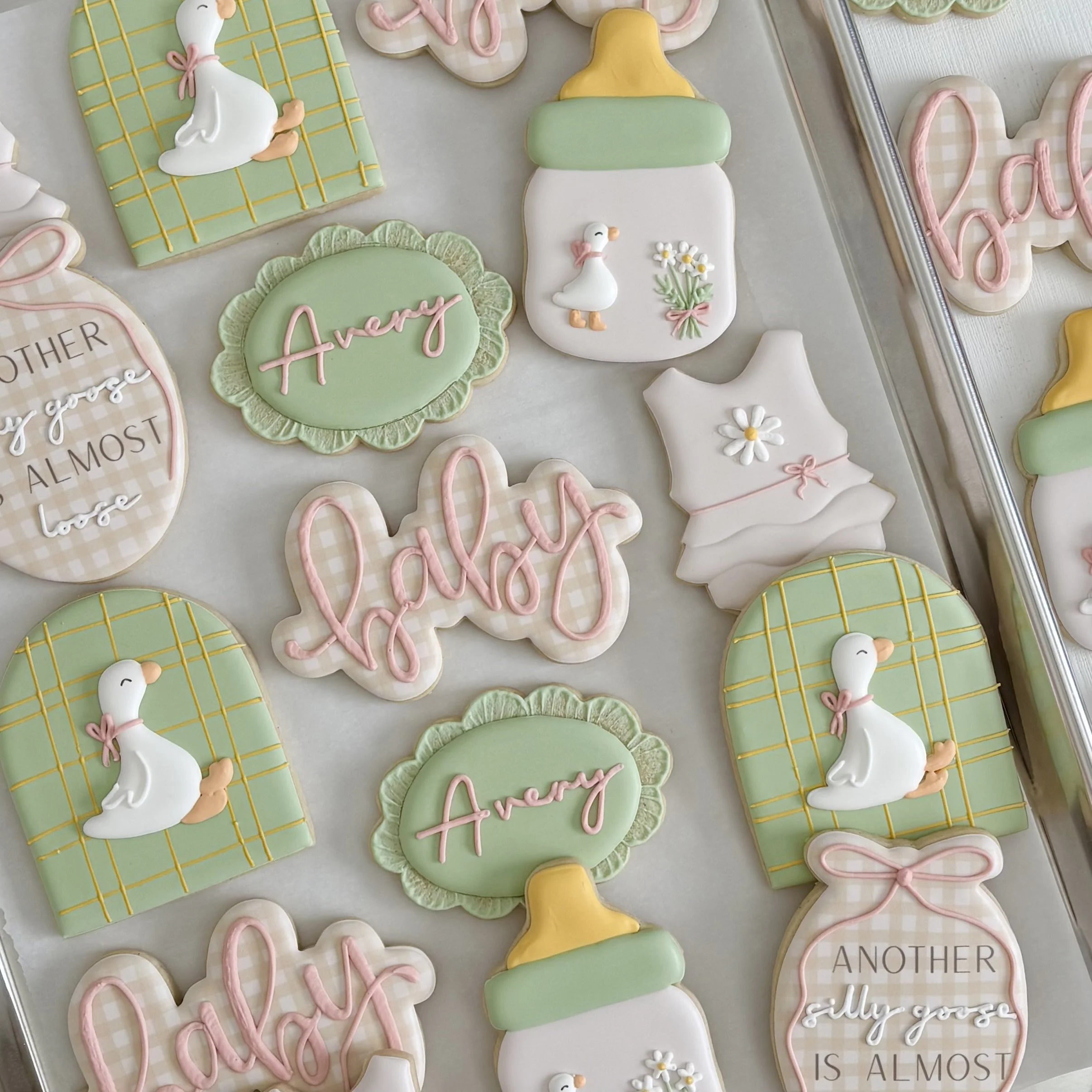 Custom Baby Shower Sugar Cookies