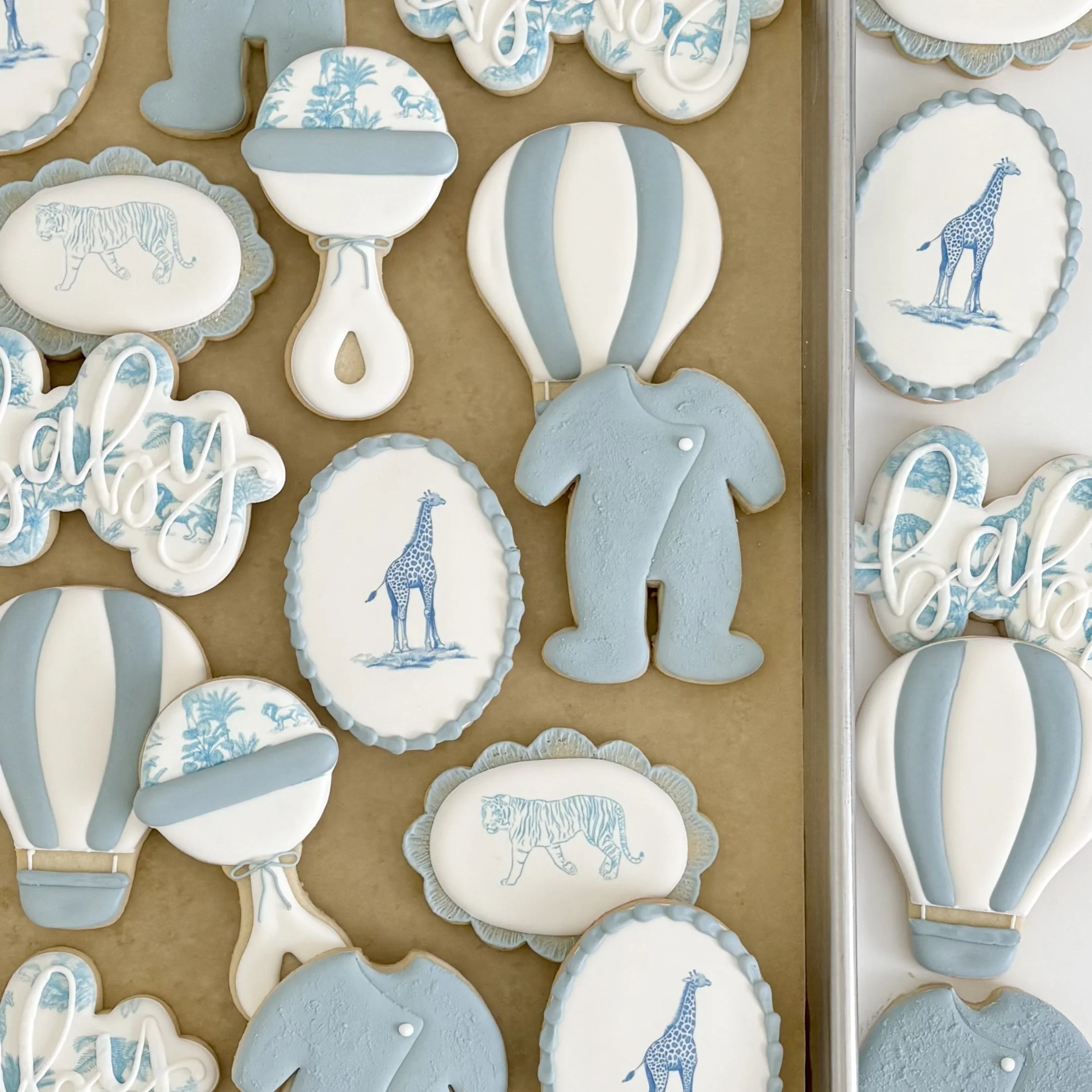Custom Baby Shower Sugar Cookies