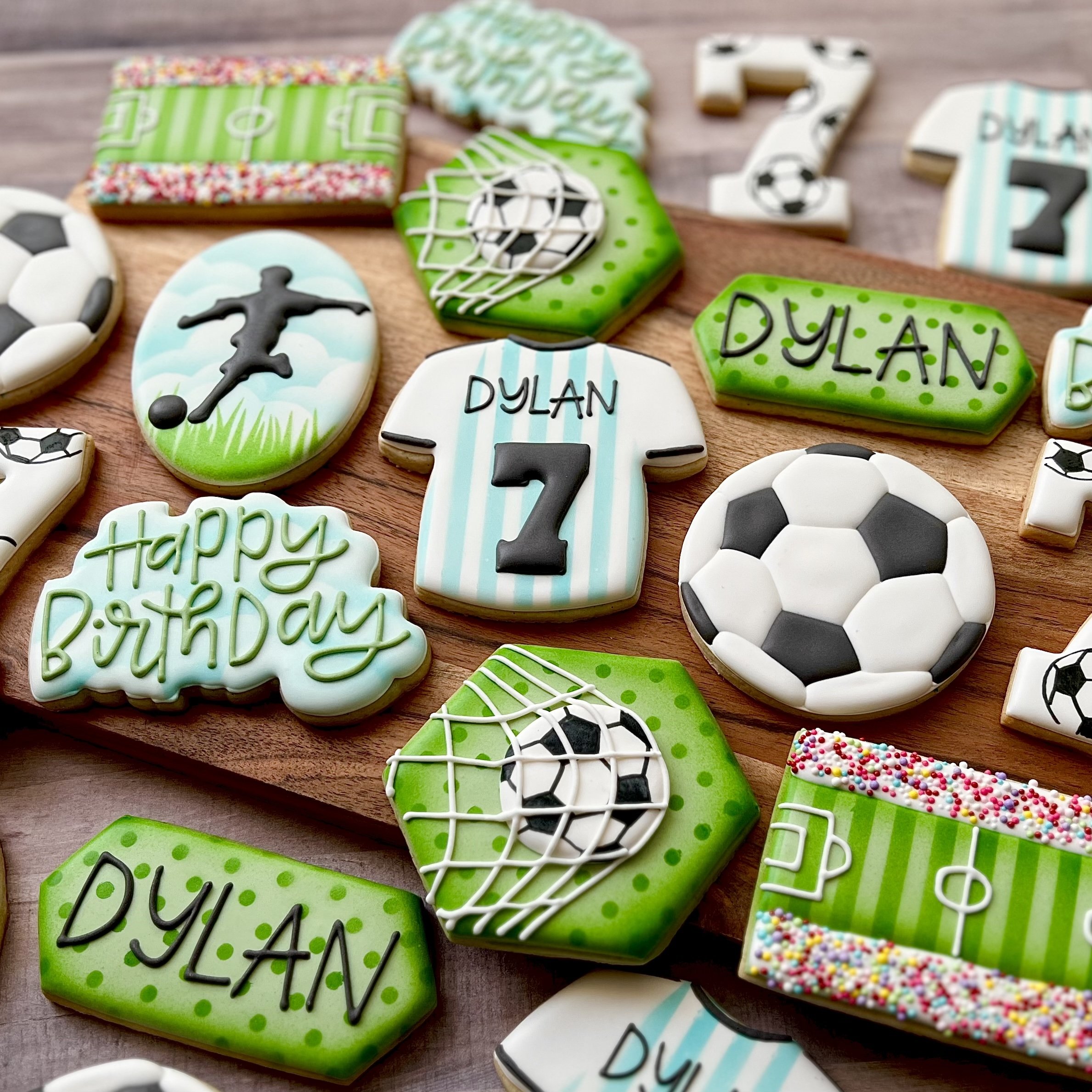 Custom Decorated Birthday Sugar Cookies