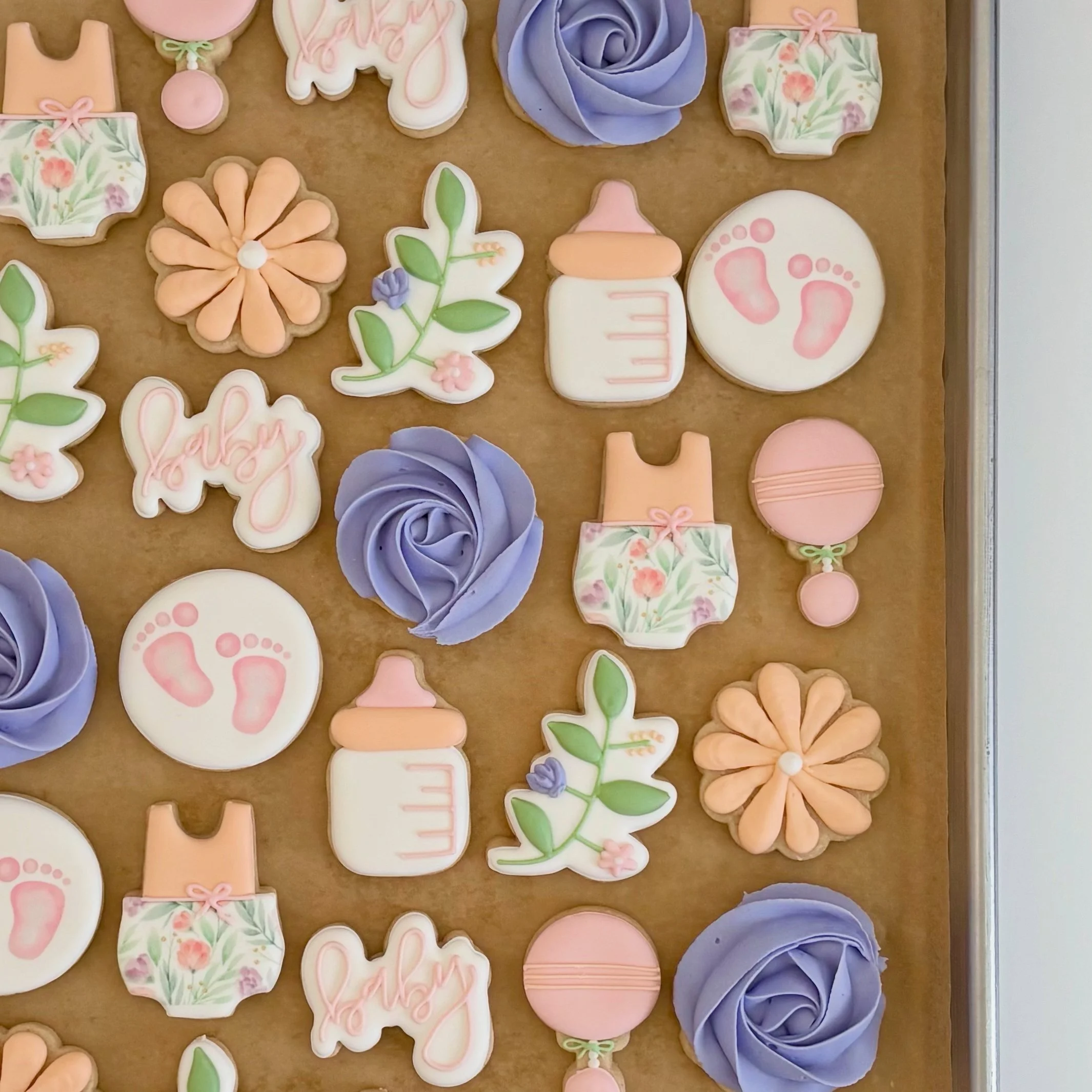 Custom Baby Shower Sugar Cookies
