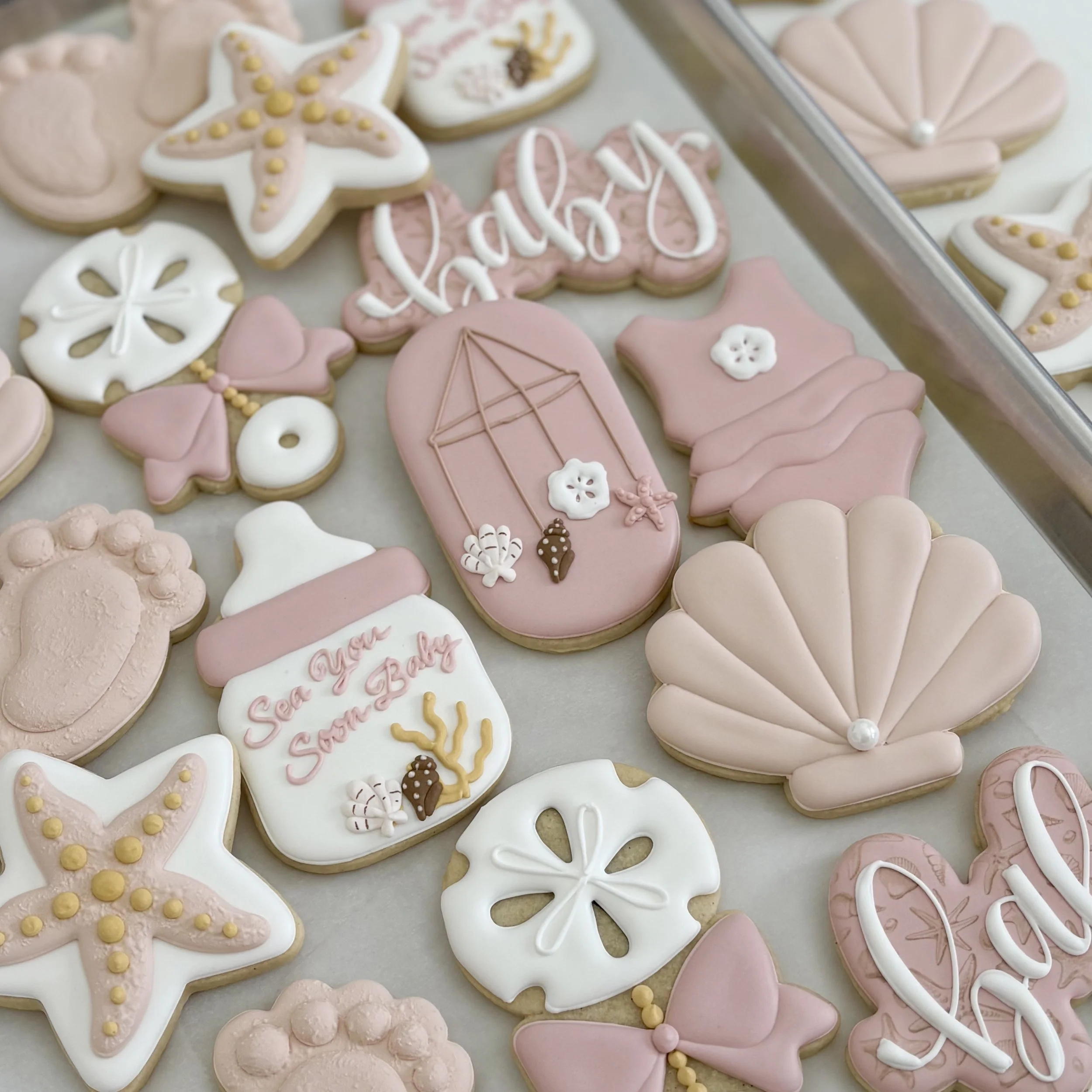Custom Baby Shower Sugar Cookies