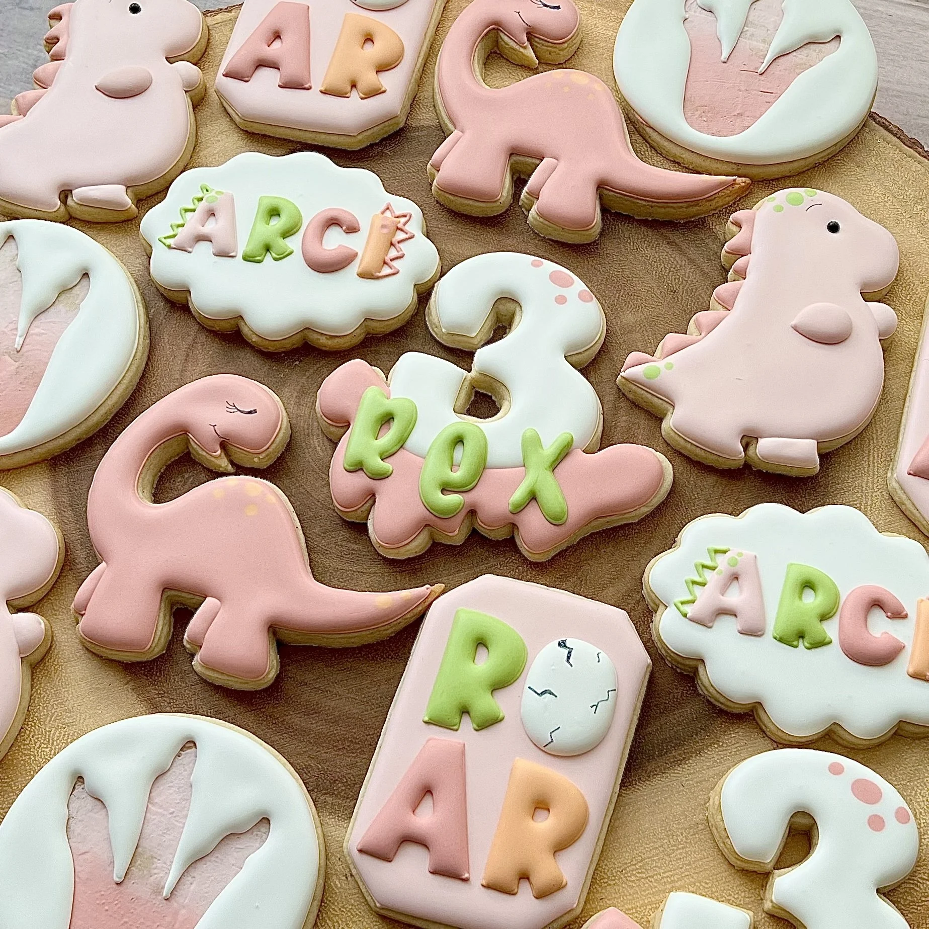 Custom Decorated Birthday Sugar Cookies