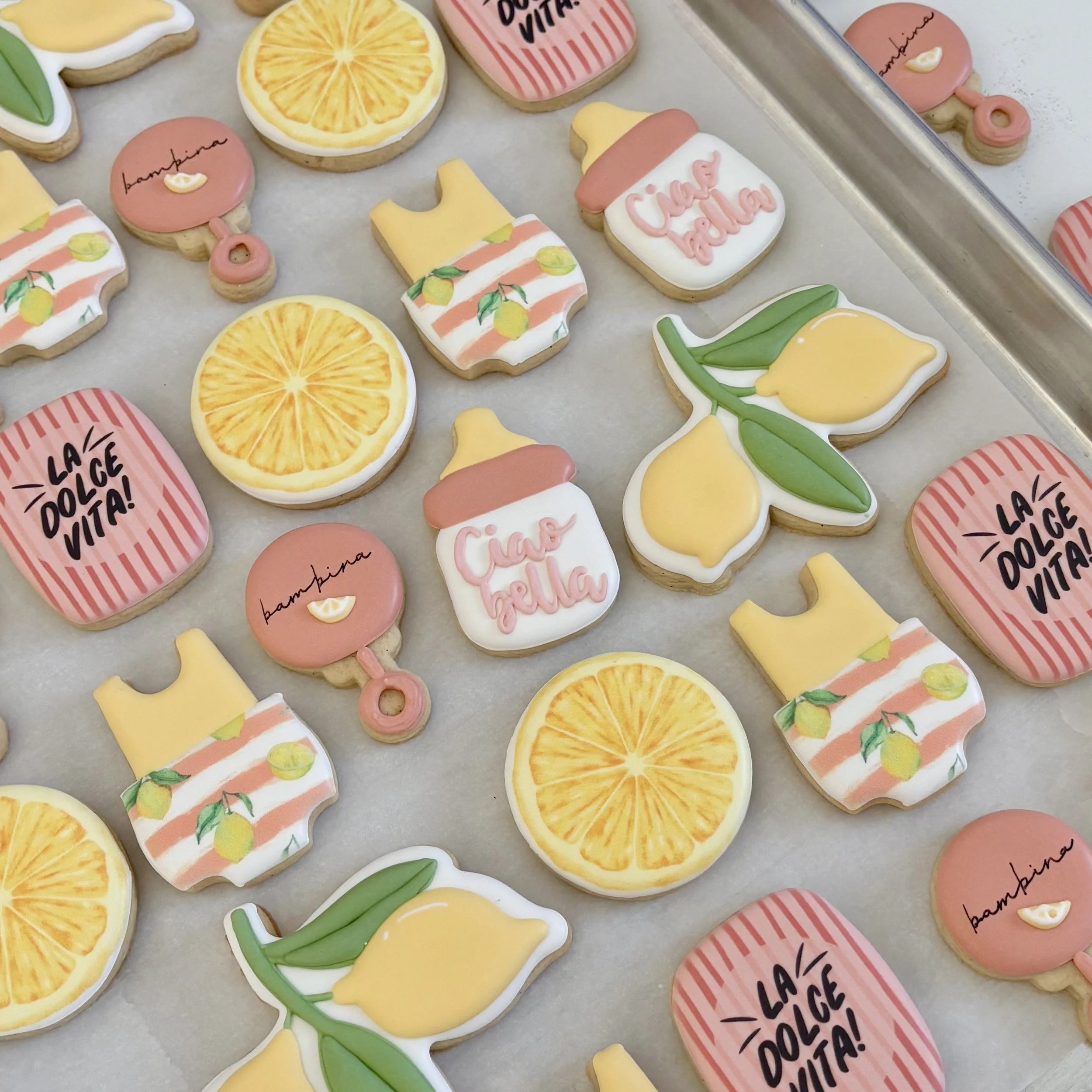 Custom Baby Shower Sugar Cookies