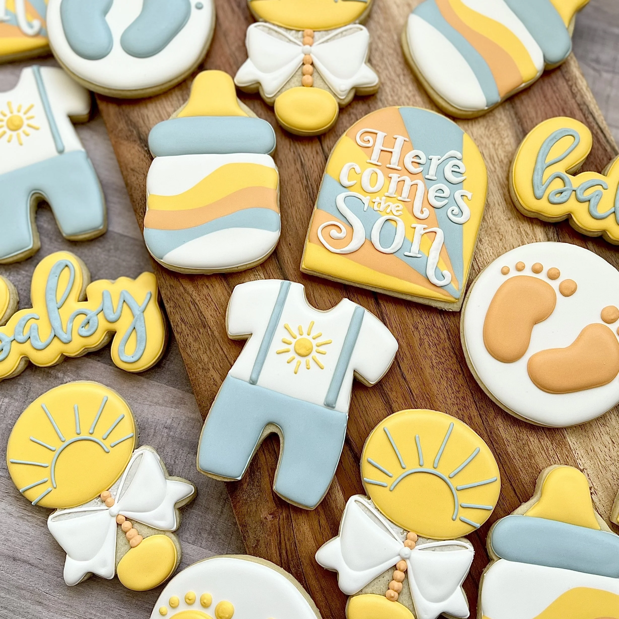 Custom Baby Shower Sugar Cookies