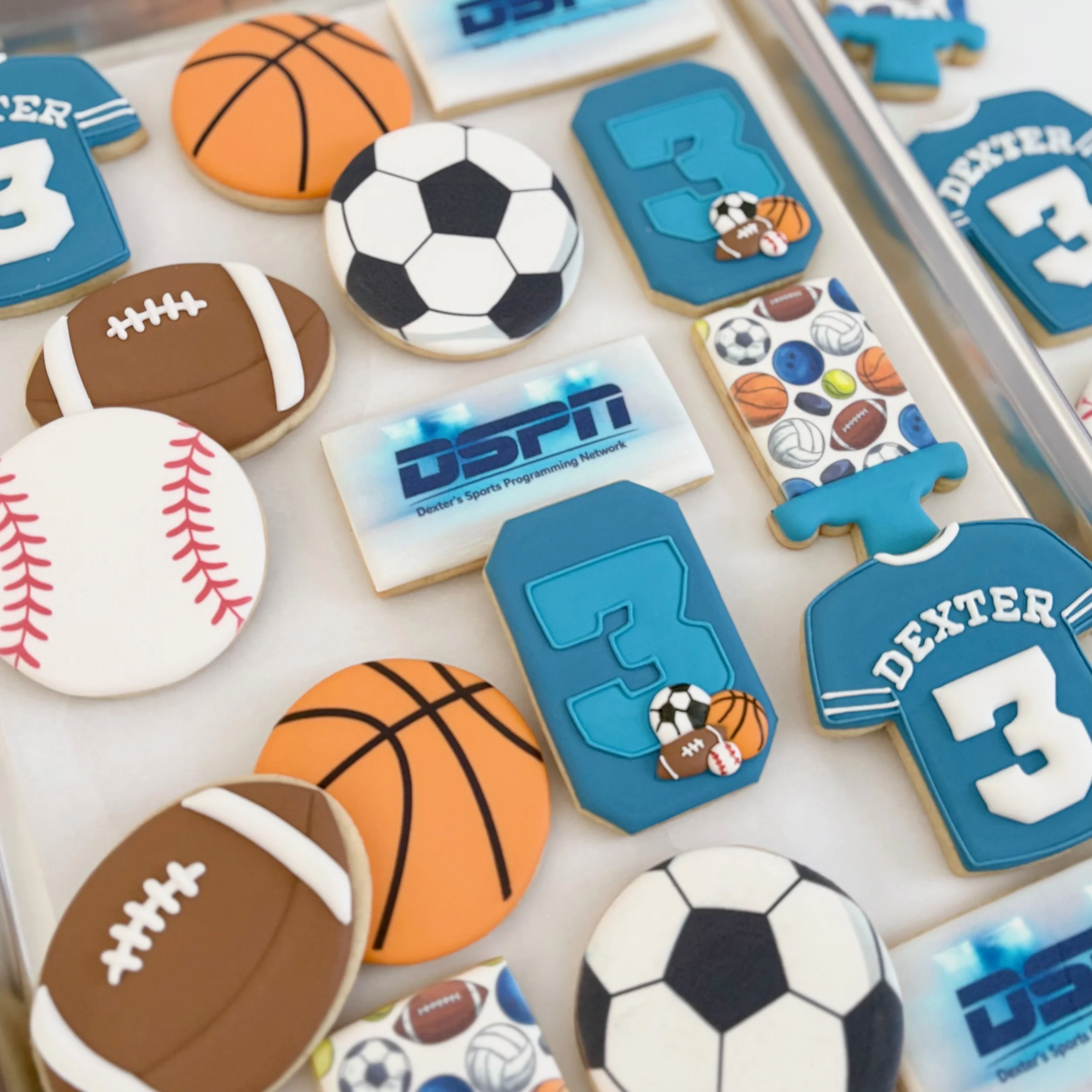 Custom Decorated Birthday Sugar Cookies