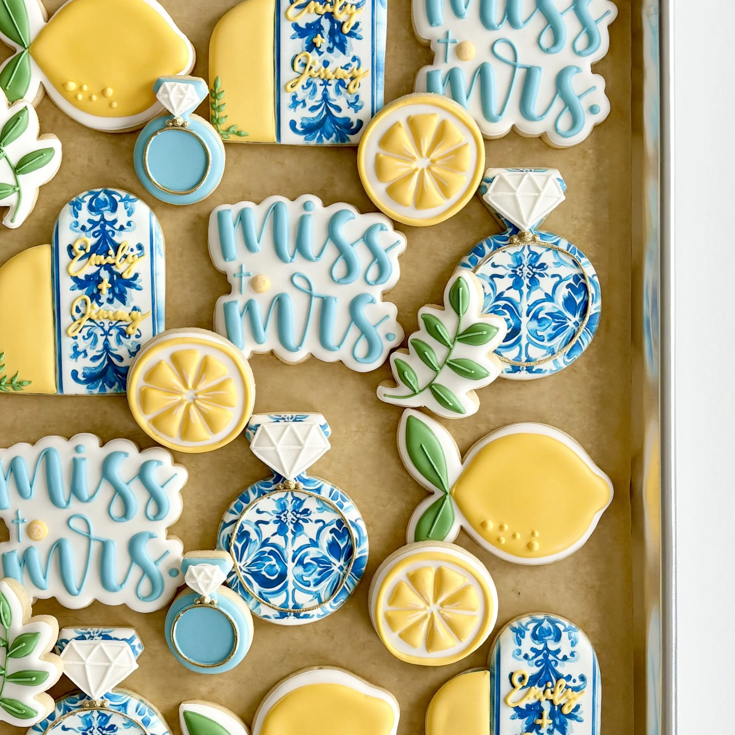Custom Wedding Sugar Cookies