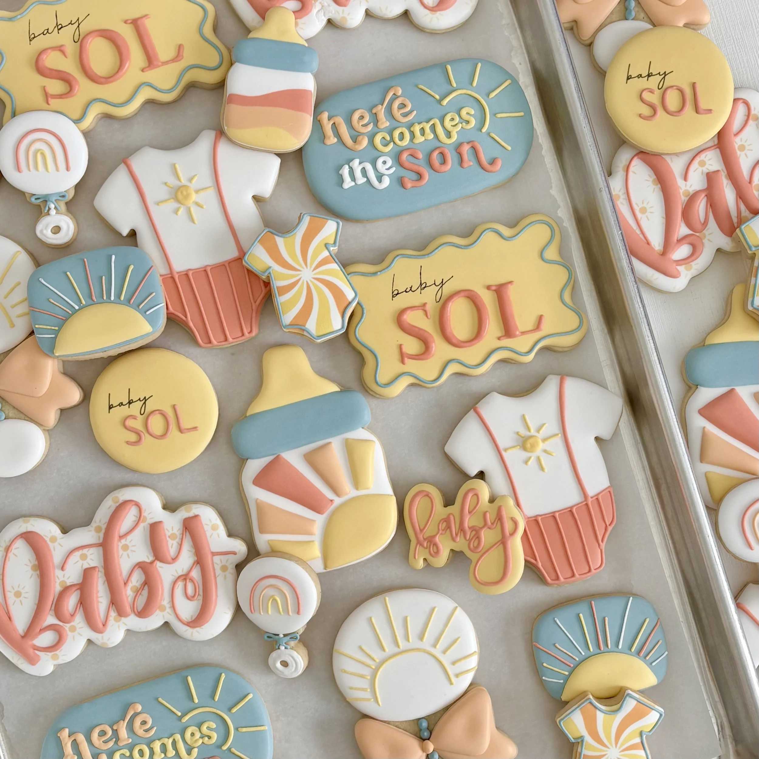 Custom Baby Shower Sugar Cookies
