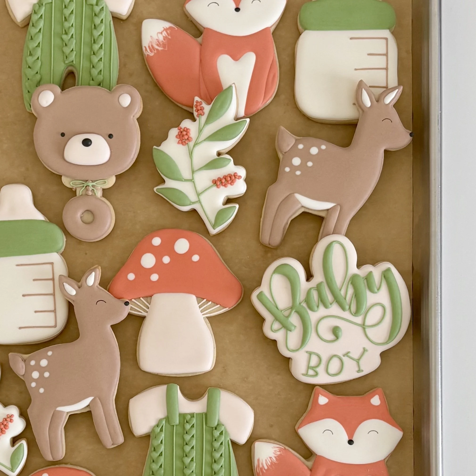 Custom Baby Shower Sugar Cookies