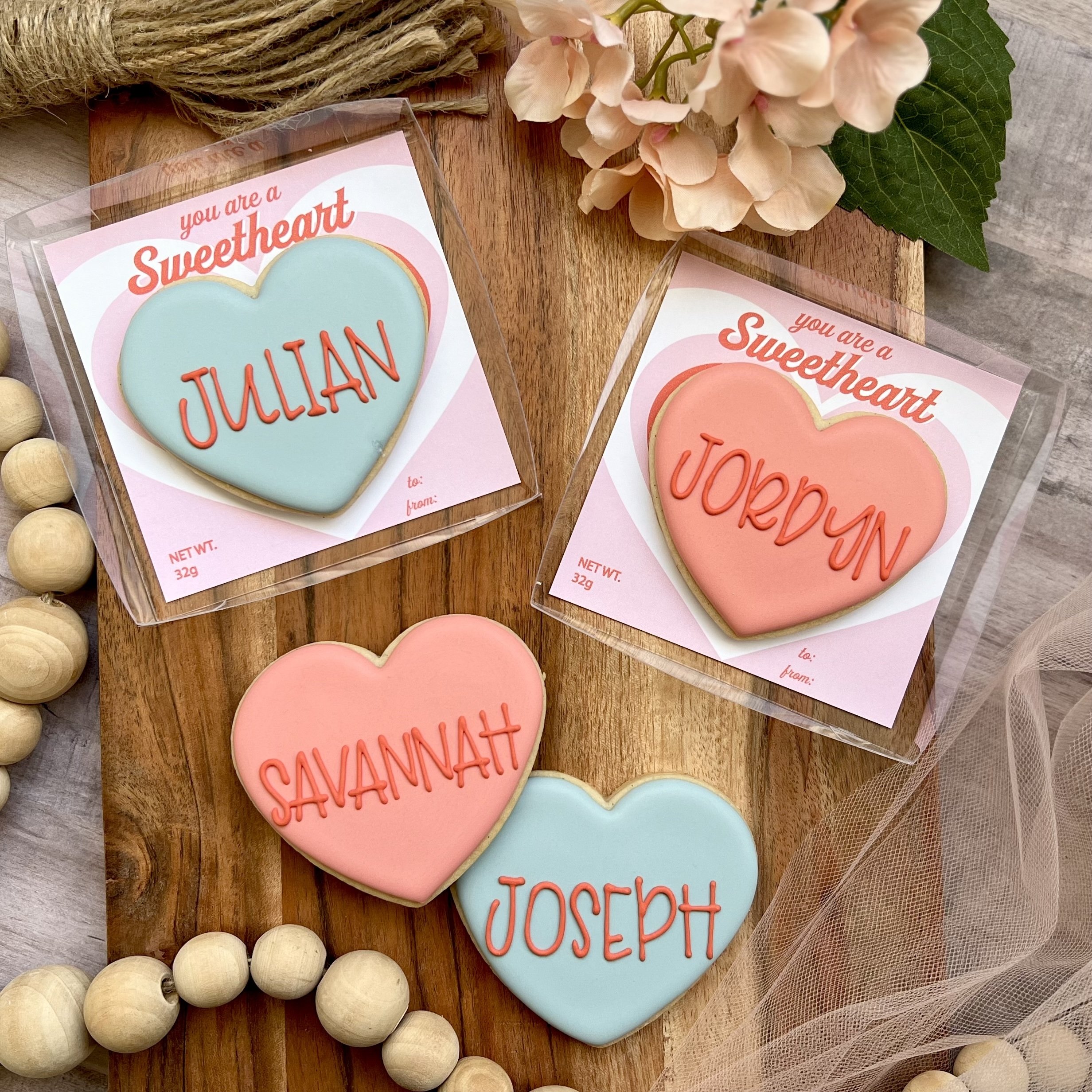 Valentines Day Sugar Cookies
