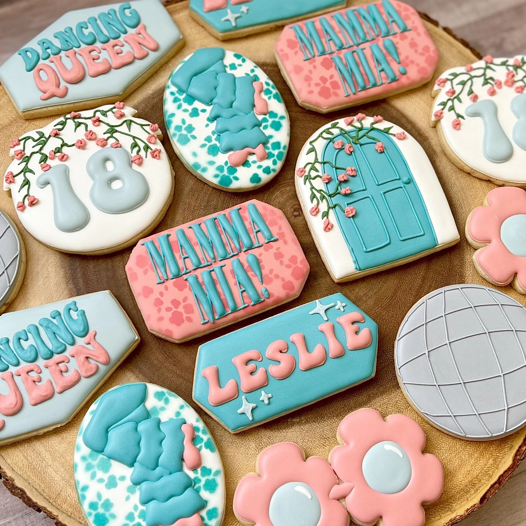 Custom Decorated Birthday Sugar Cookies