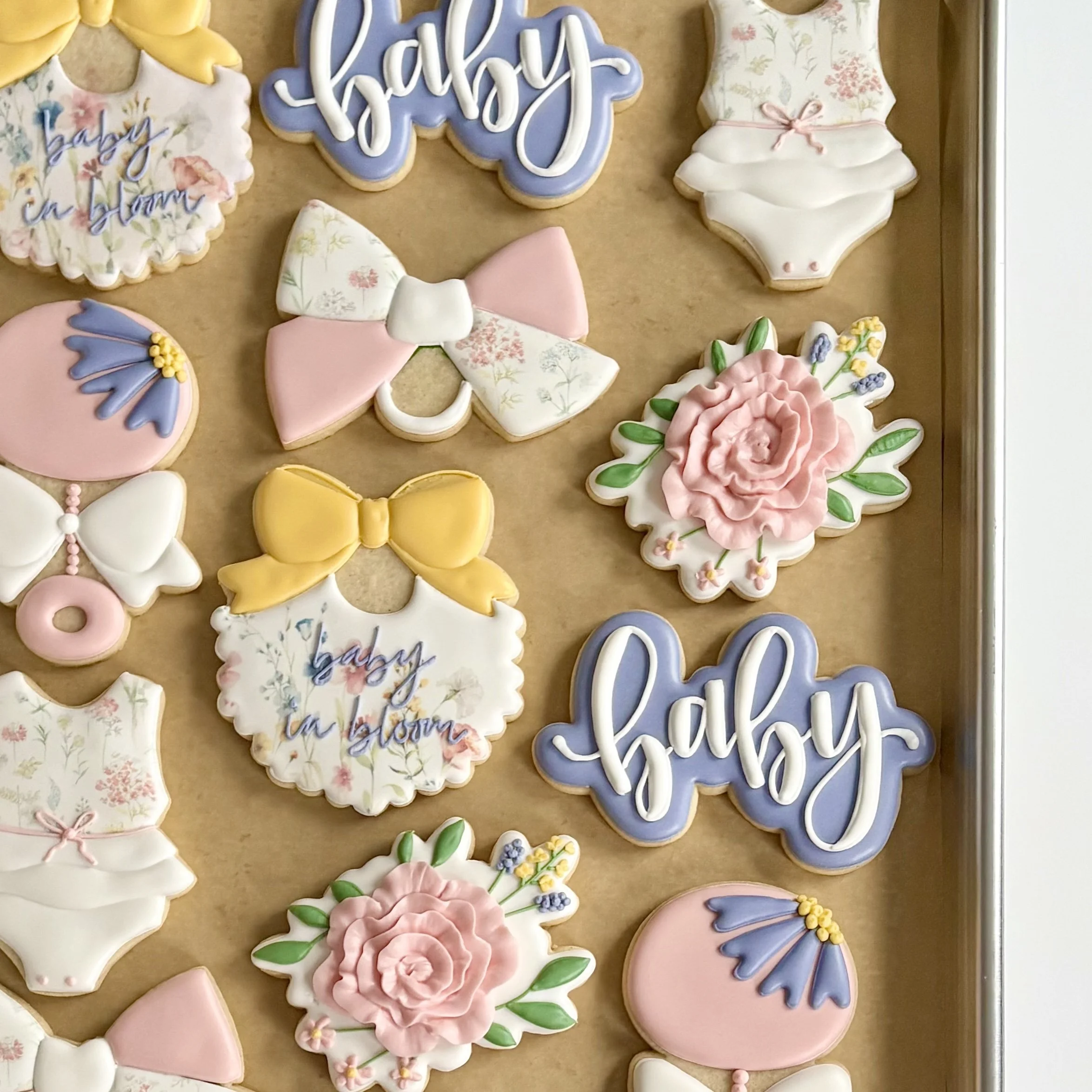 Custom Baby Shower Sugar Cookies