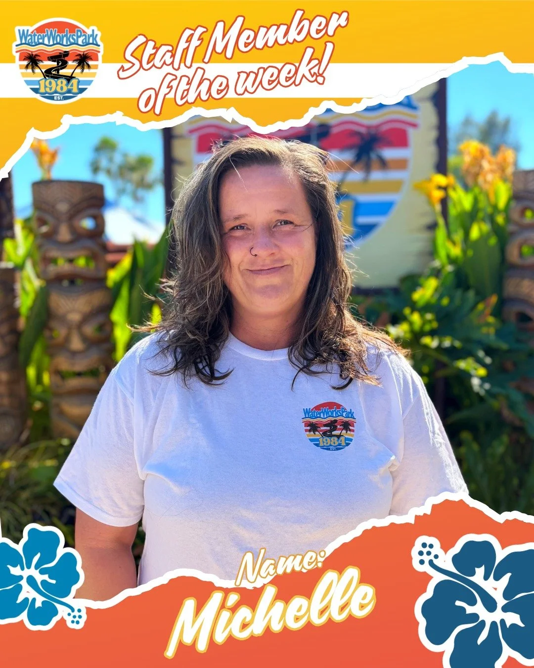 💥EMPLOYEE SPOTLIGHT💥

Meet Michelle! 👩&zwj;🍳

This is Michelle's first year with us at WaterWorks Park on our Culinary Team, and we're excited to say she has exceeded all of our expectations as a newbie! Michelle is an incredibly fast learner and