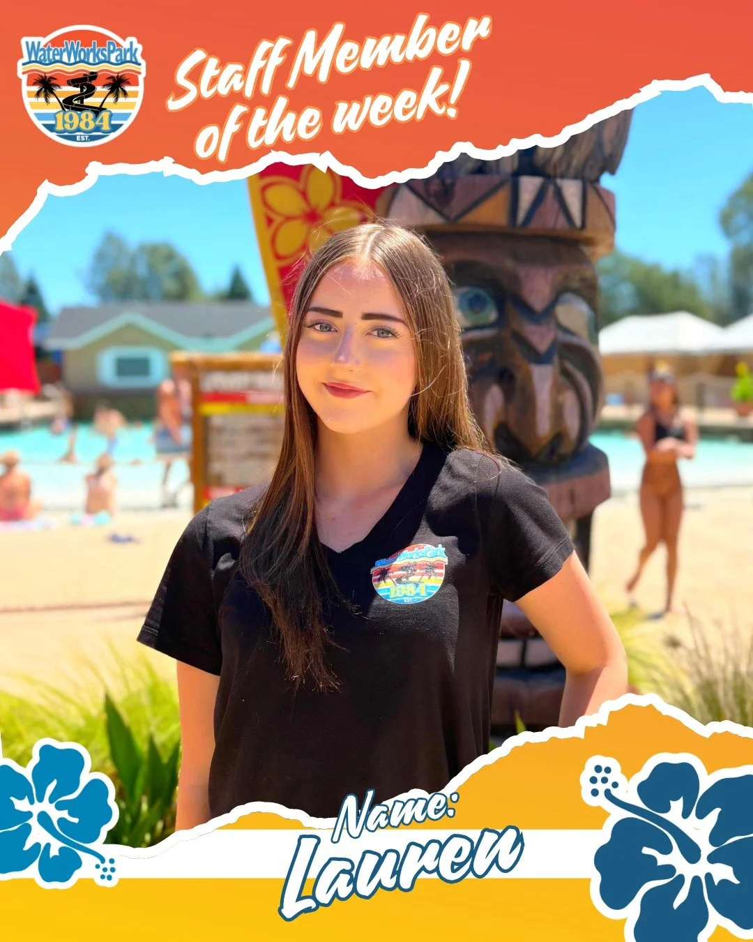 💥EMPLOYEE SPOTLIGHT💥

This is Lauren's first season with the WaterWorks Park Guest Experience Team, and she has made an incredible impression! She's a quick study who has adapted to working every area of our Guest Experience Team in record time. 

