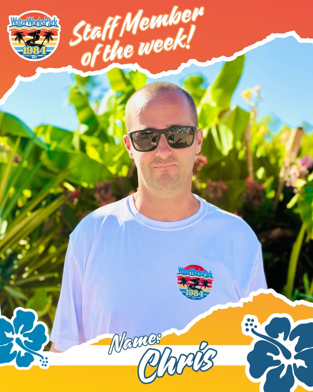 💥EMPLOYEE SPOTLIGHT💥

Meet Chris! This is Chris's first season at WaterWorks Park. From the moment he stepped on site for his first shift on the Maintenance Team, we knew he was the perfect addition! 

Chris is our diagnostic superstar for 2026. Hi