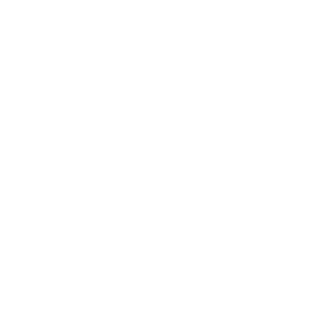 A white check mark on a black background