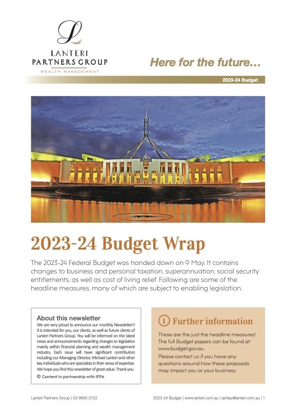 2023-24 Budget Client Newsletter