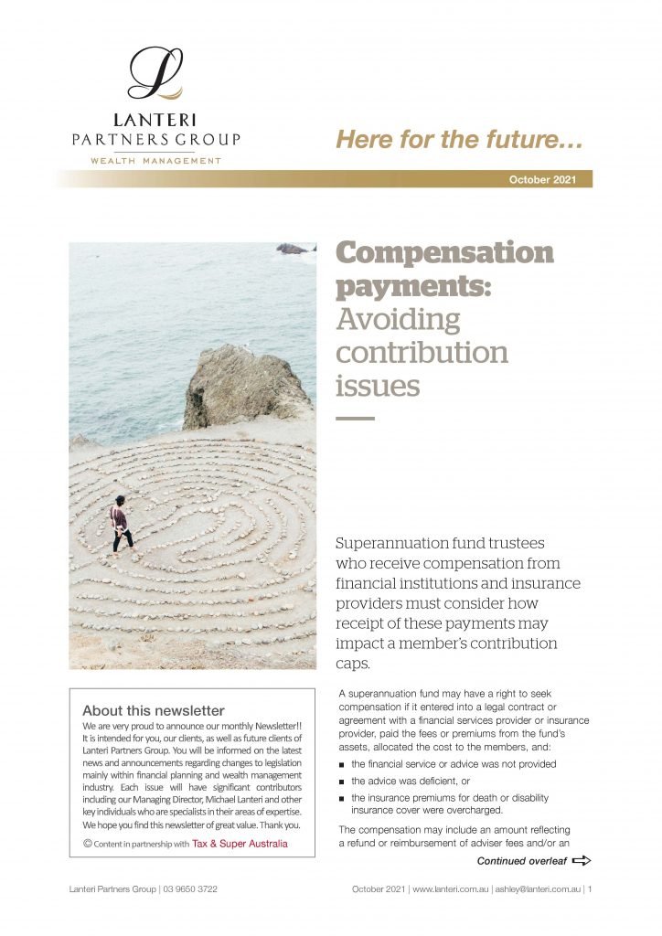 October 2021 Newsletter