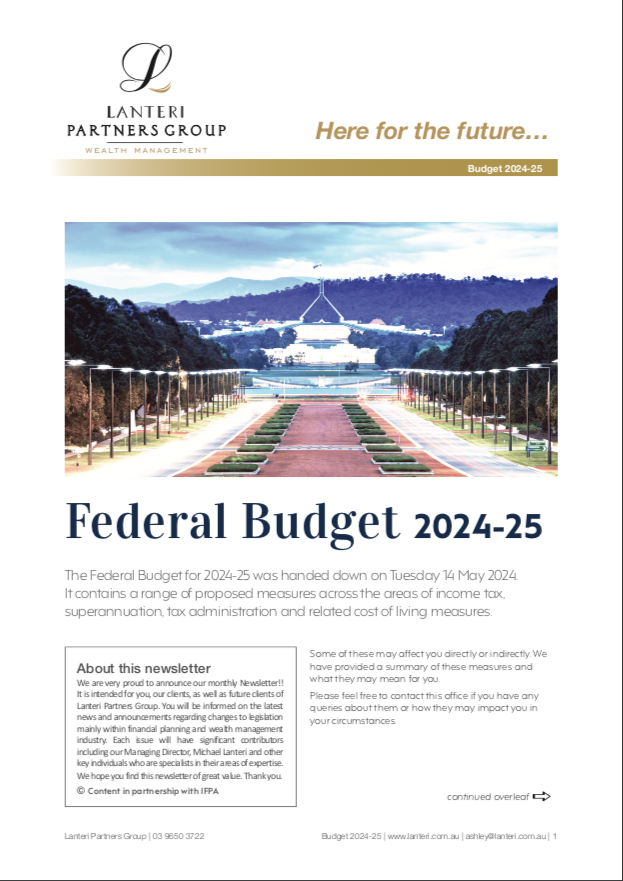 federal budget 2024-25 update