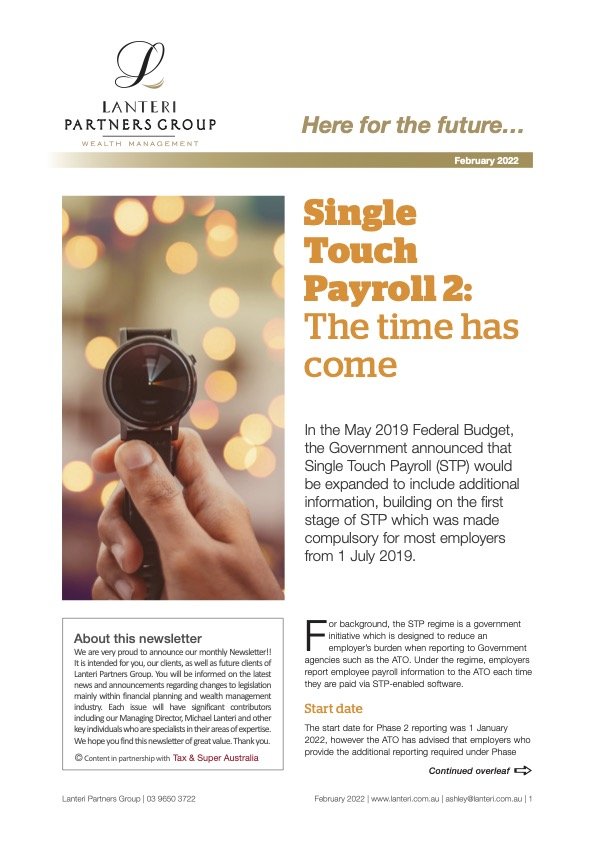 February 2022 Newsletter