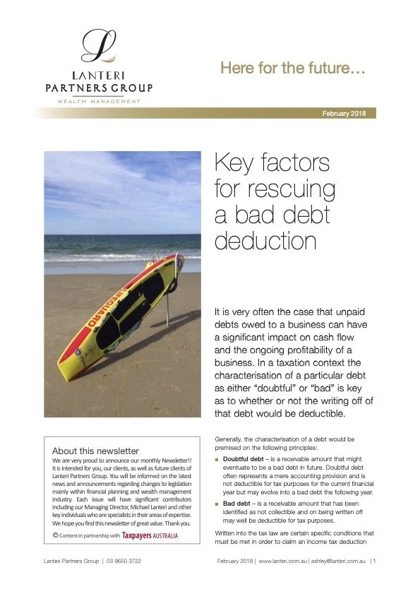 February Newsletter 2018