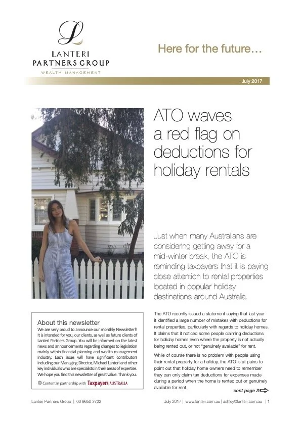 July Newsletter 2017