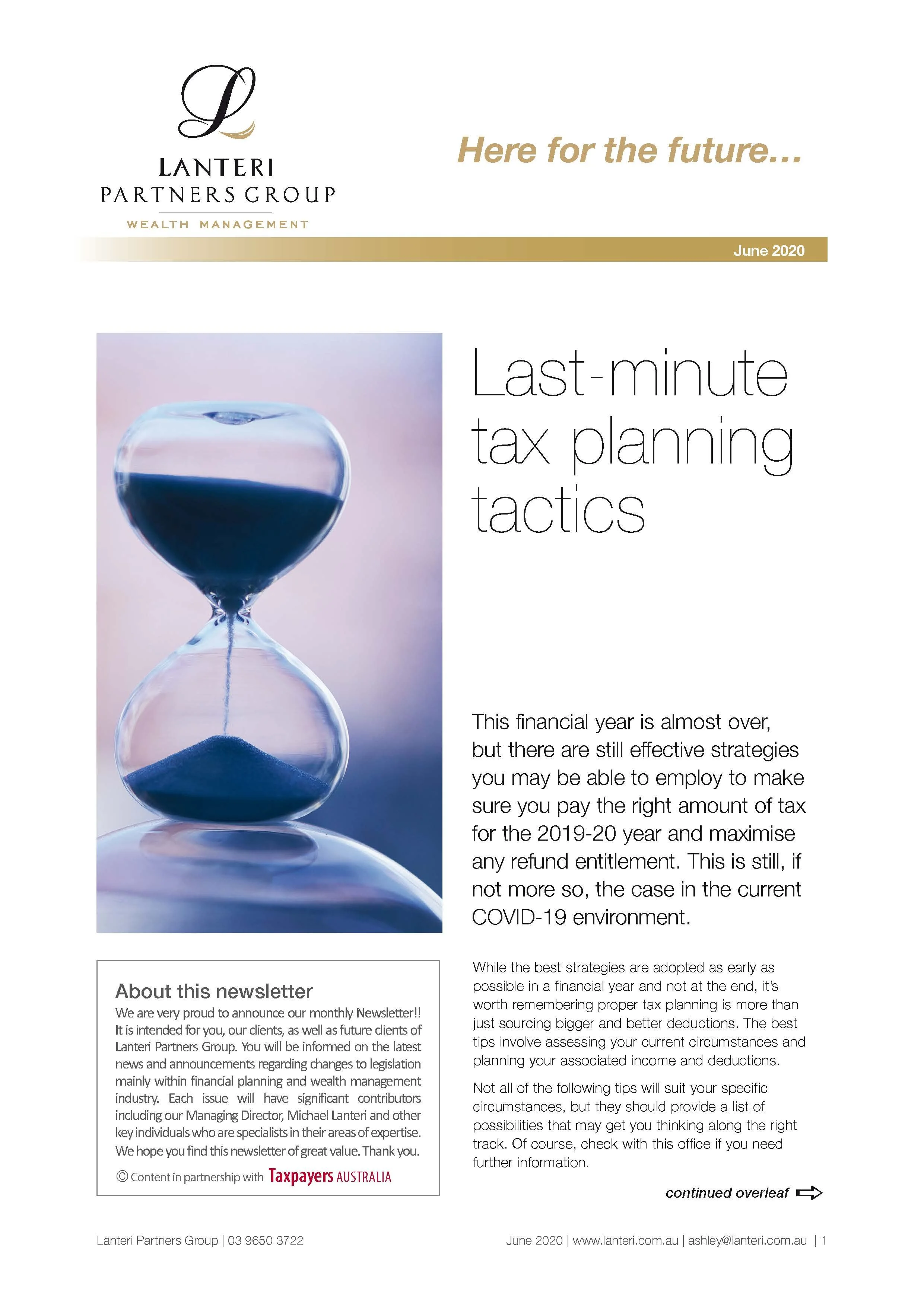 June Newsletter 2020