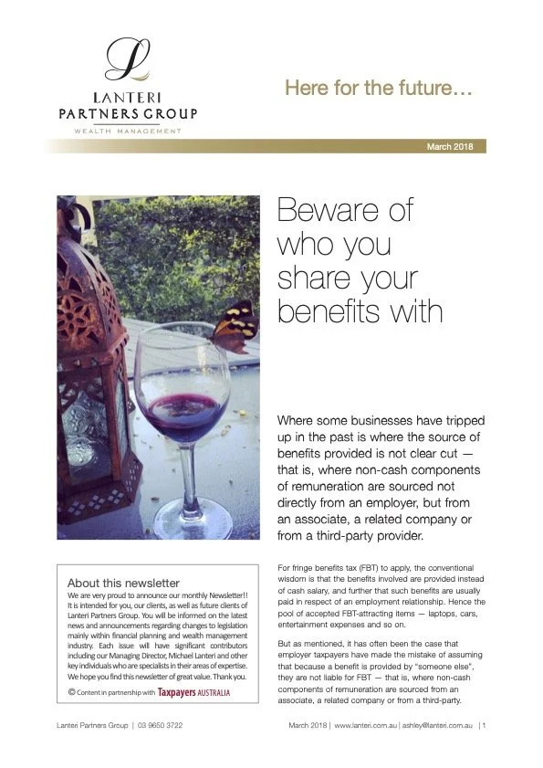 March Newsletter 2018