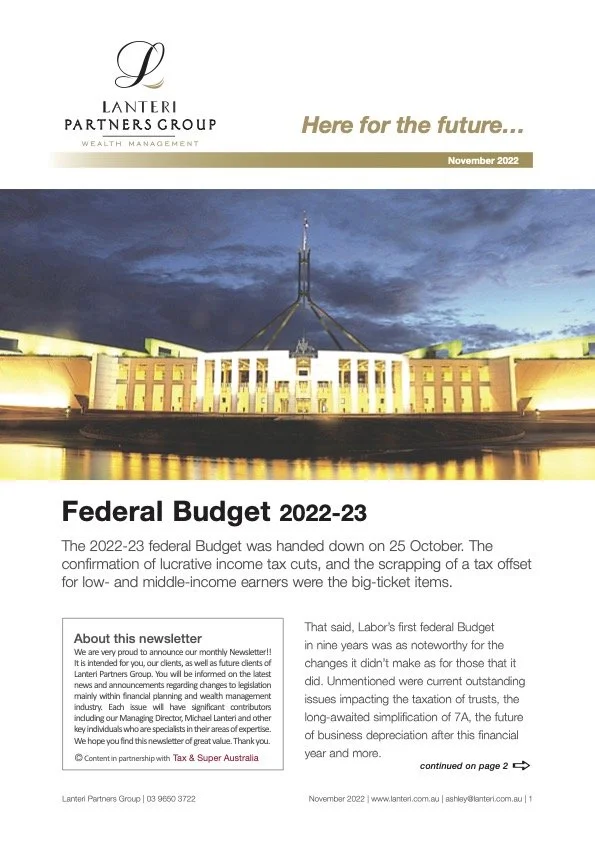 November 2022 Newsletter