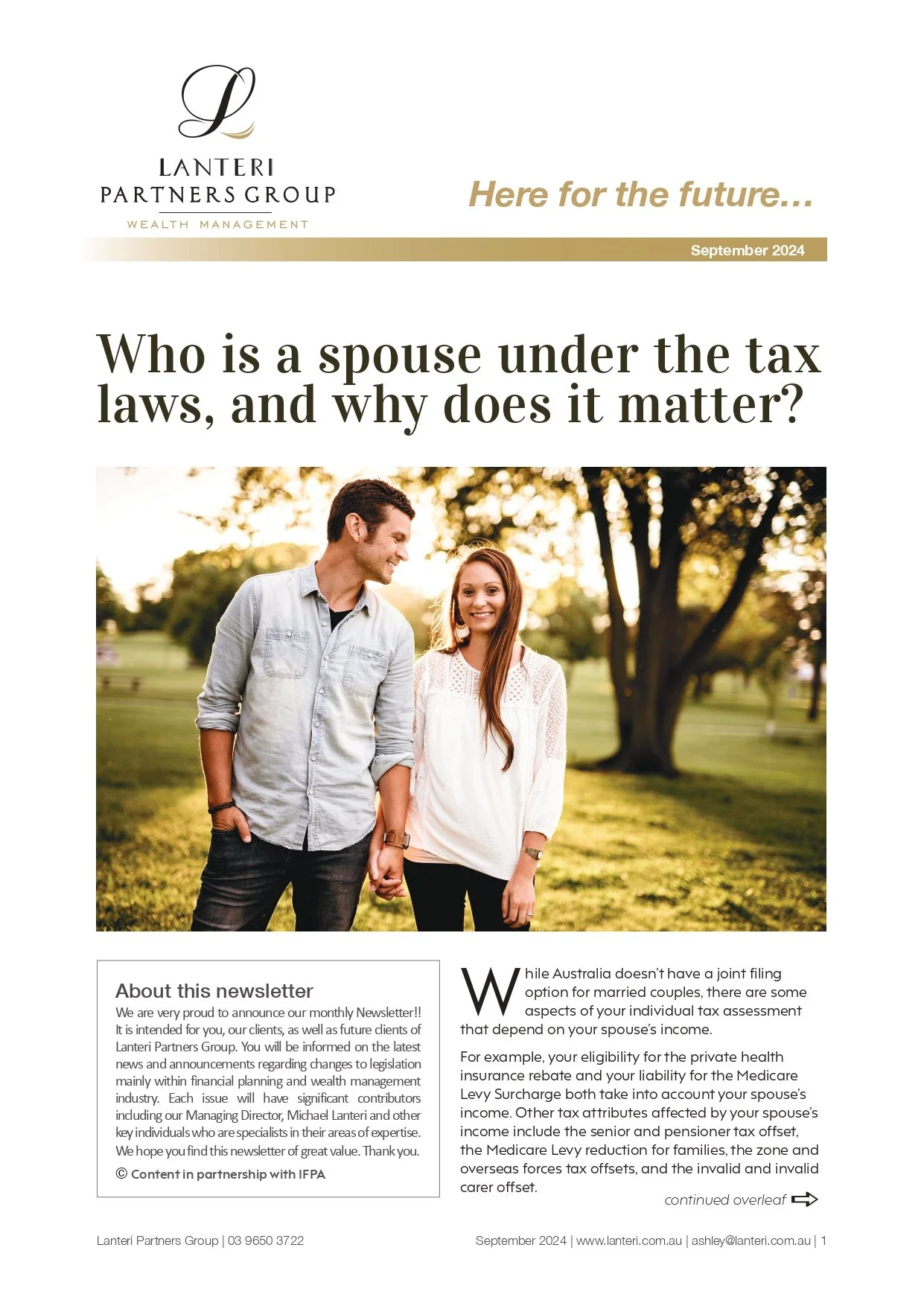 September 2024 Newsletter