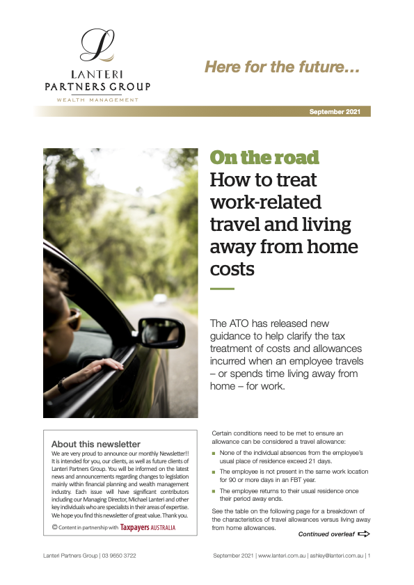 September 2021 Newsletter