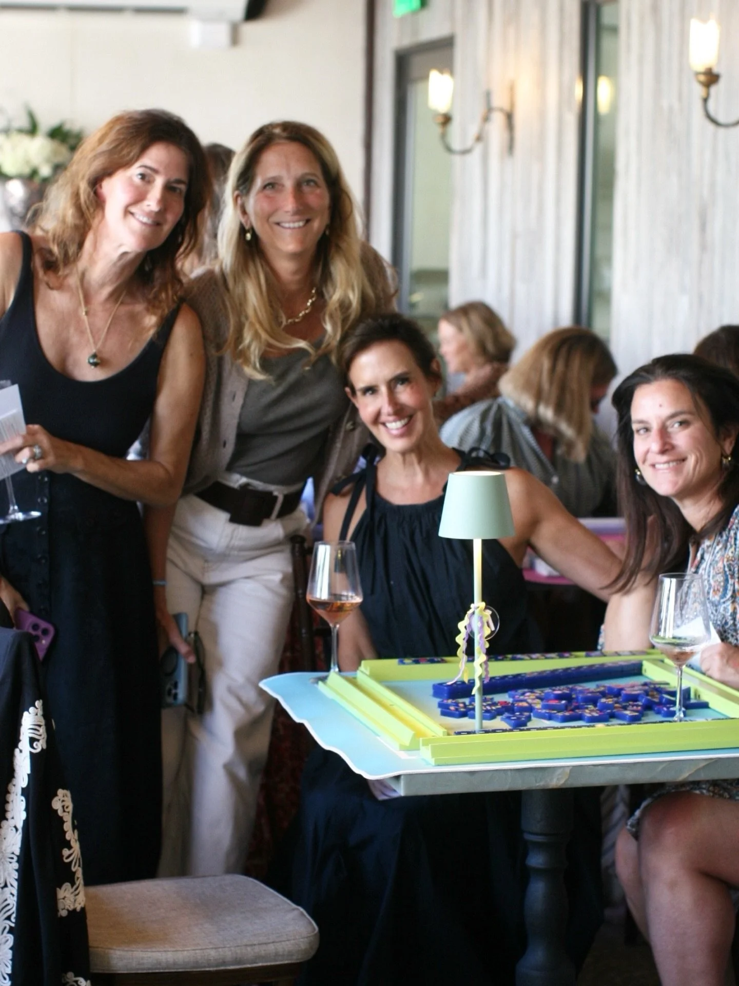 Grab your girls, a bottle of wine, set the table outside&hellip; and PLAY. 🀄️🍷☀️ The best kind of evenings are the simple ones. Fresh air, tiles shuffling, laughter around the table, and just enough friendly competition to keep things interesting.
