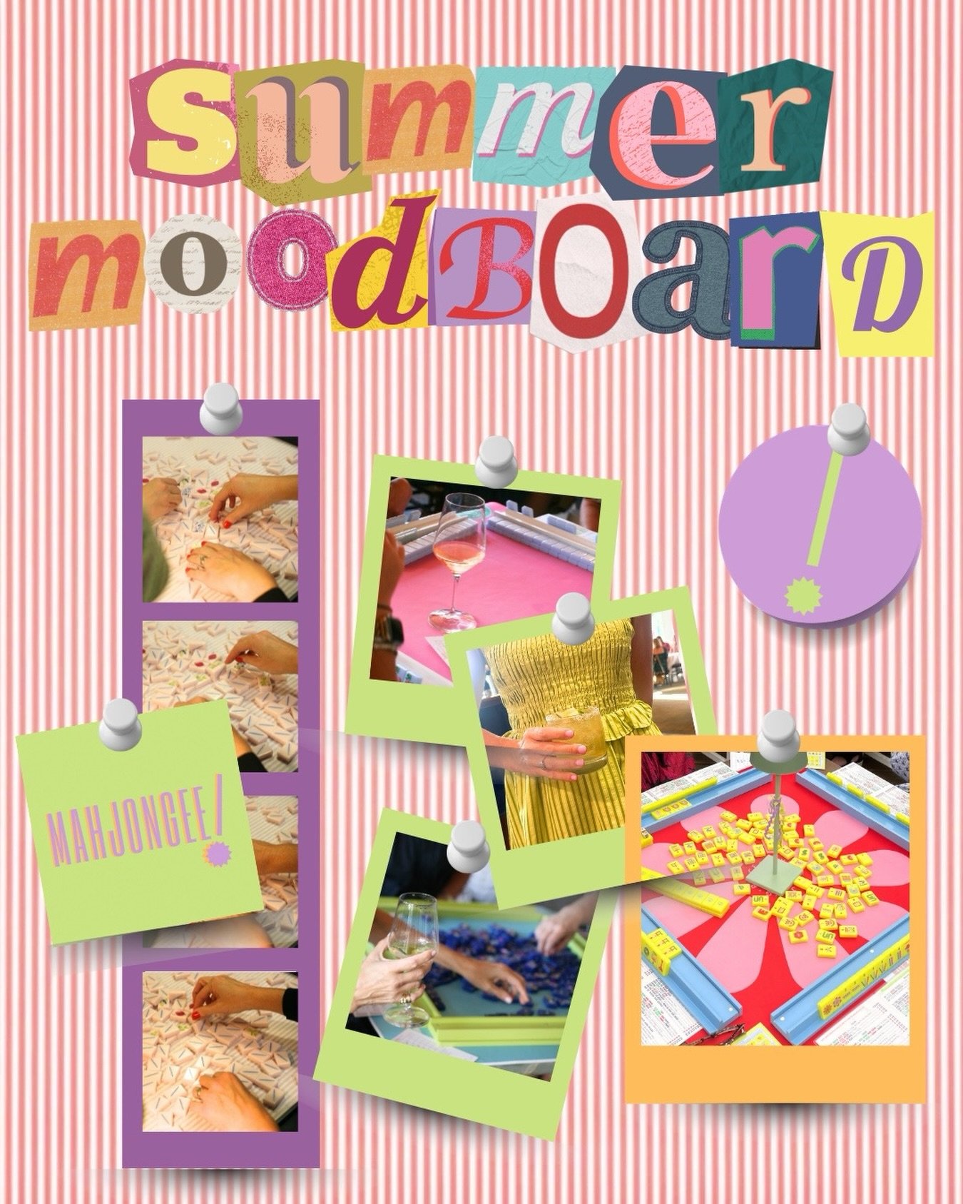 A look into my Summer moodboard. 🀄✨ And this is just the beginning&hellip; stay tuned for what&rsquo;s coming this Summer! ☀️ We&rsquo;re already dreaming up more ways to gather, play, and celebrate the season together.

Events coming soon:
✨ Shuffl