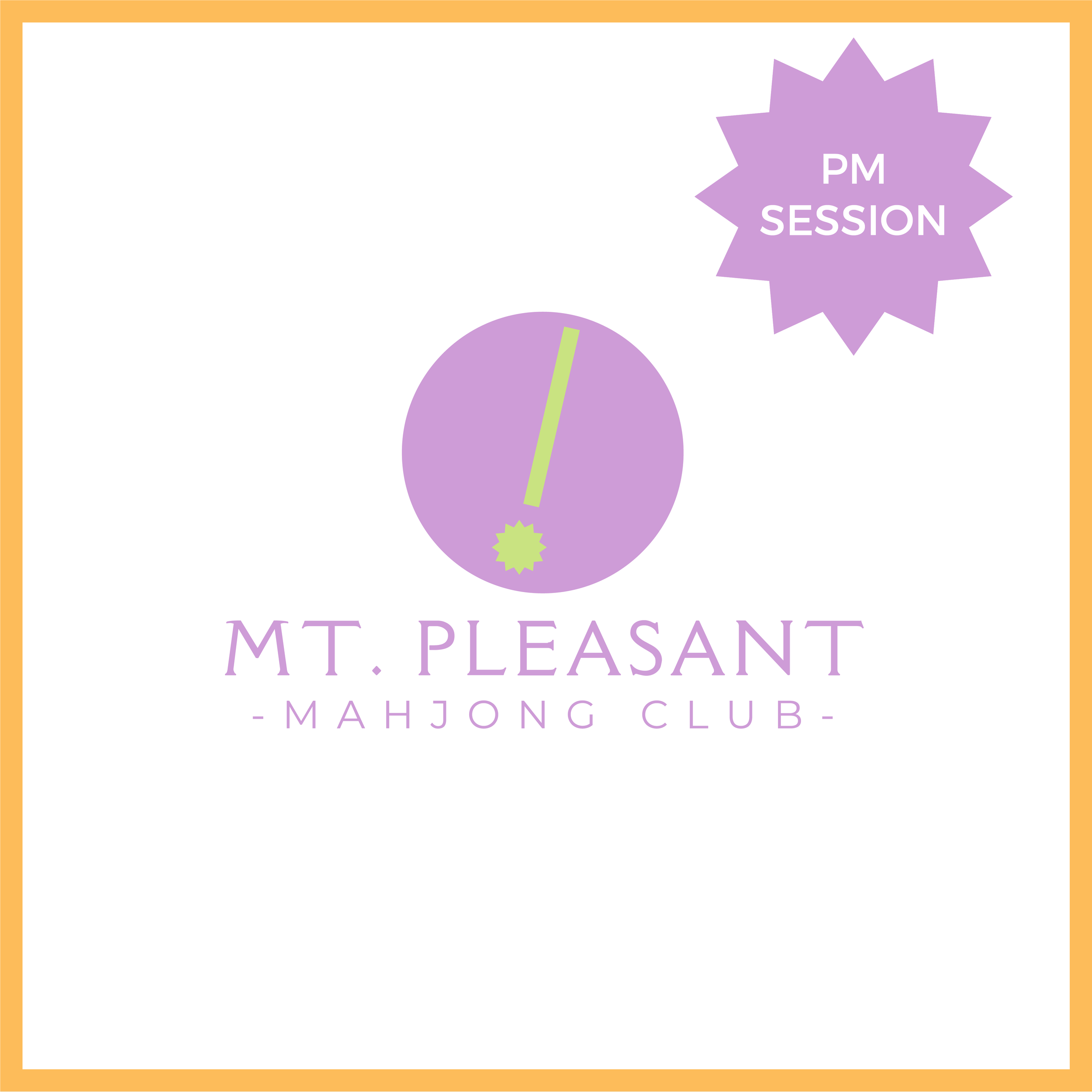 Mt. Pleasant Mahjong Club Evening (PM)