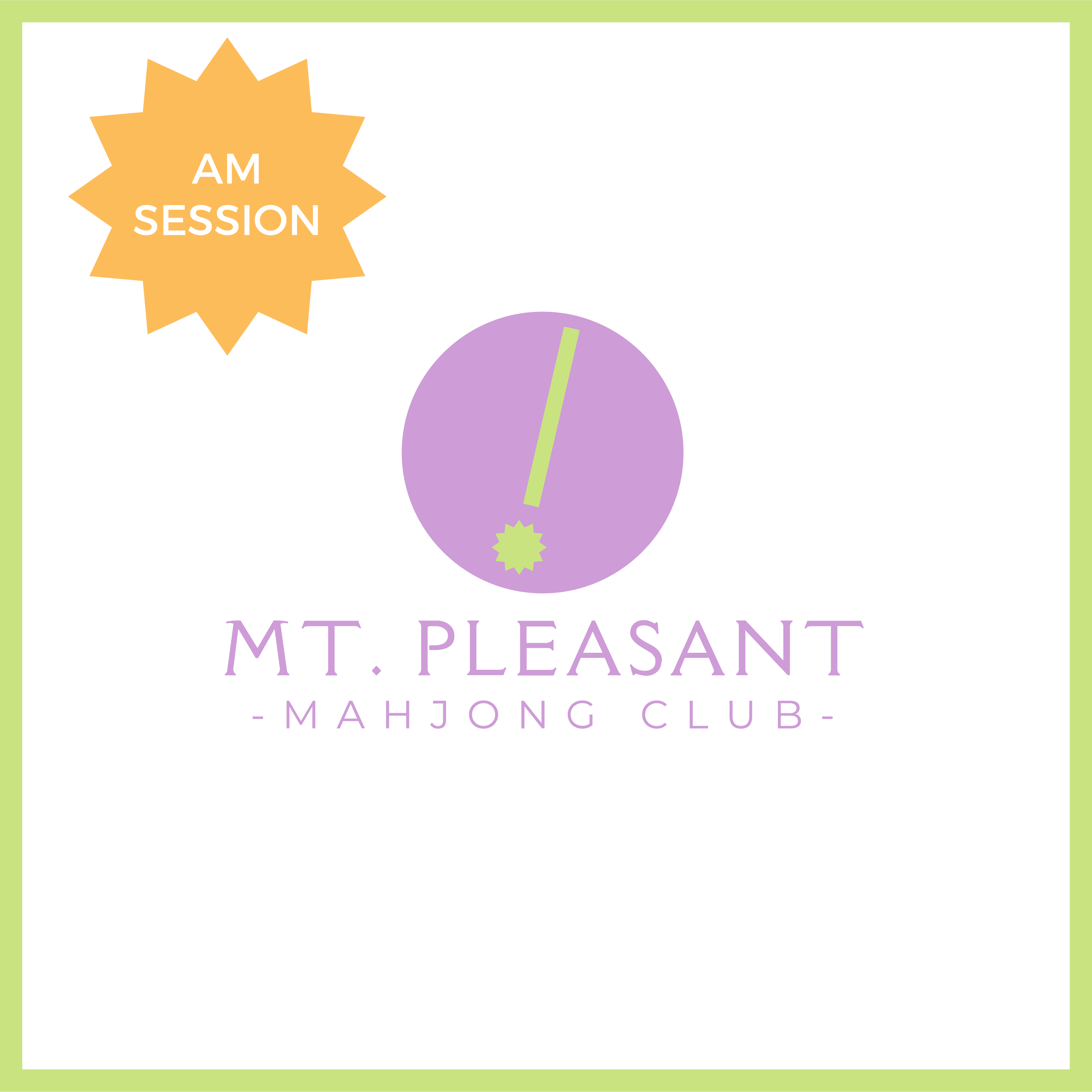 Mt. Pleasant Mahjong Club Morning (AM)