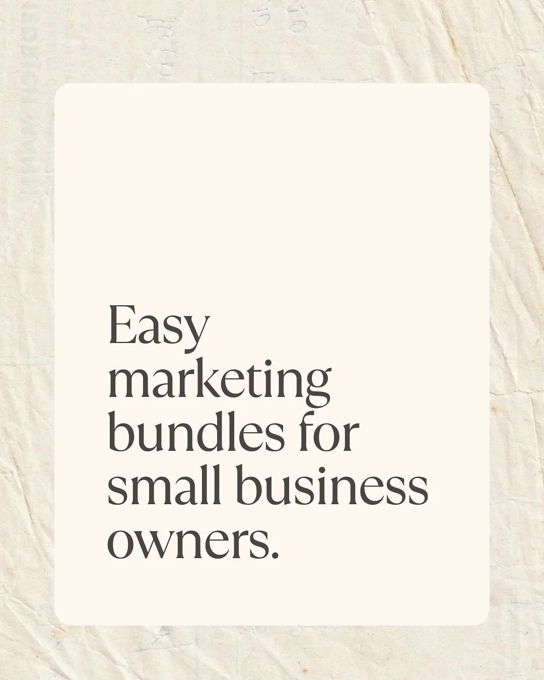 You shouldn&rsquo;t have to gamble your savings on a website or marketing setup that might work someday.

With The Business Beginner, you know your costs up front. No surprises. 

Pick only what you need.
You&rsquo;re in control.
Choose your bundle.
